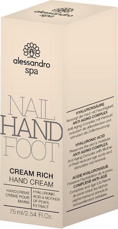 alessandro international Handcreme »SPA CREAM RICH«