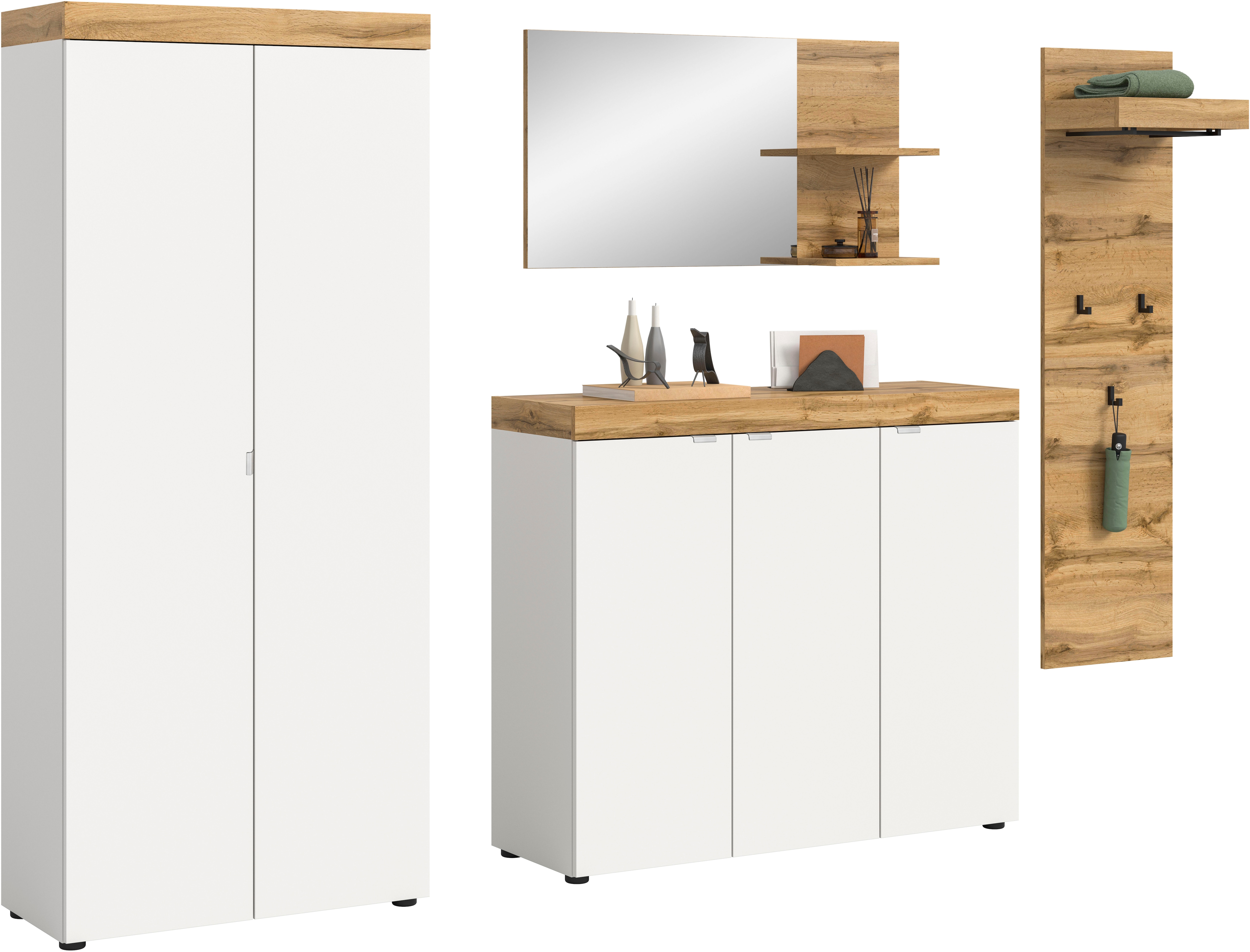 OTTO home Garderoben-Set "MAMBO II, 4-teilig, TOPSELLER, hängend oder stehend montierbar" 4 Stk. tlg.