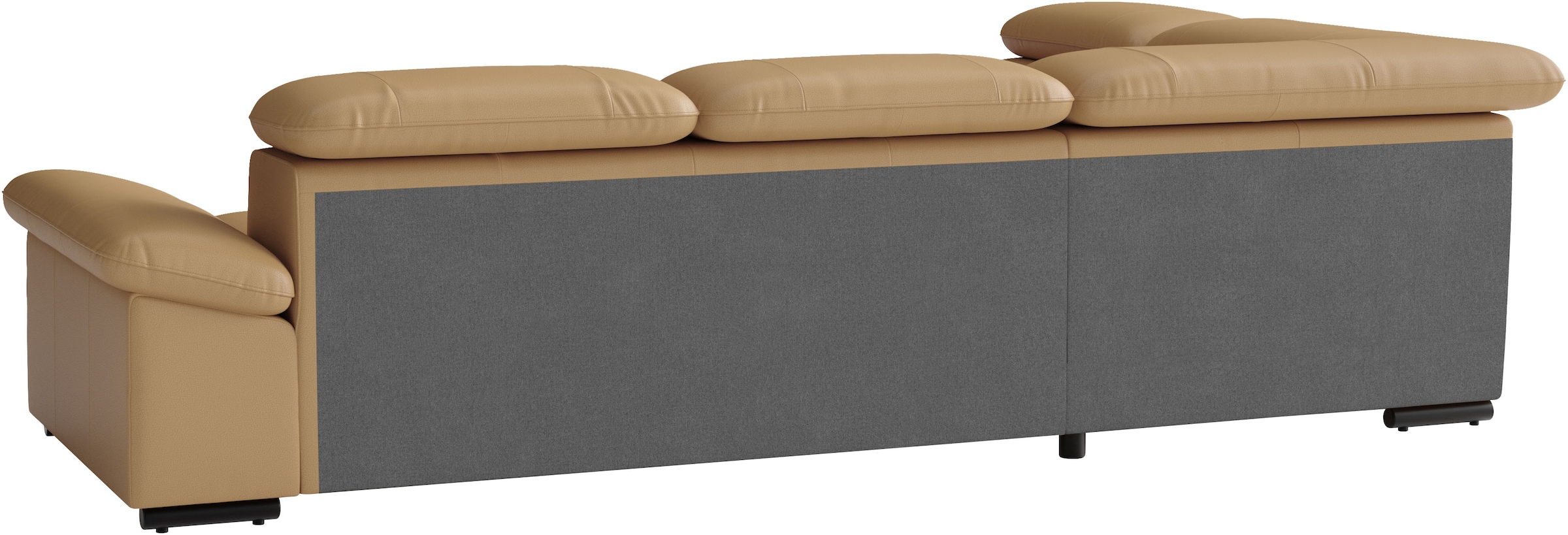 sit&more Ecksofa »Viola, L-Form, Leder, B: 249 cm« optional mit Schlaffunktion