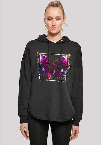 Kapuzenpullover »Pink Schmetterling OVERSIZE TEE«