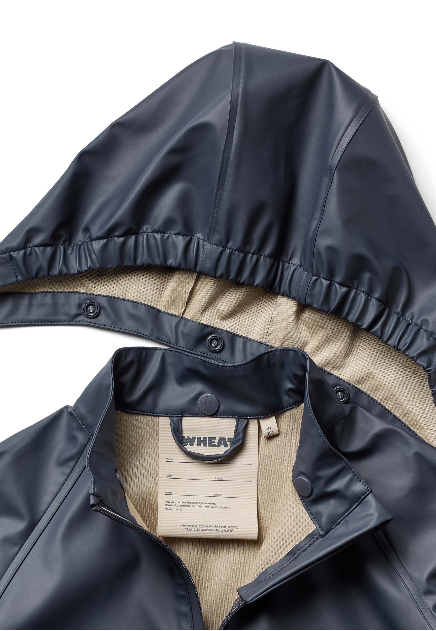 WHEAT Allwetterjacke »WHEAT Rainwear Chardy Jacket« 1 Stk. tlg. mit Kapuze reflektierend