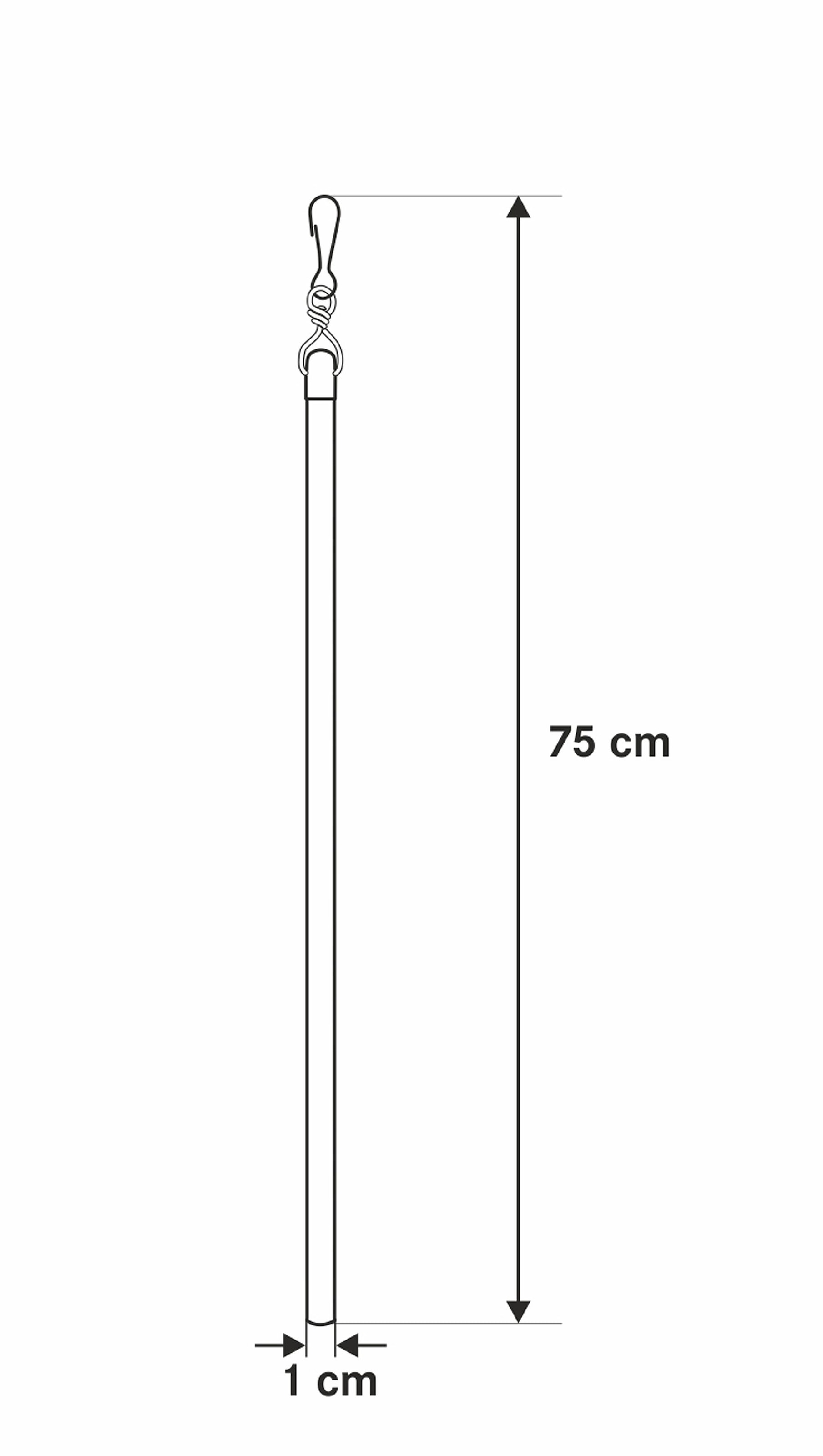 Gerster Schleuderstab »Glasia«, (1 St.)