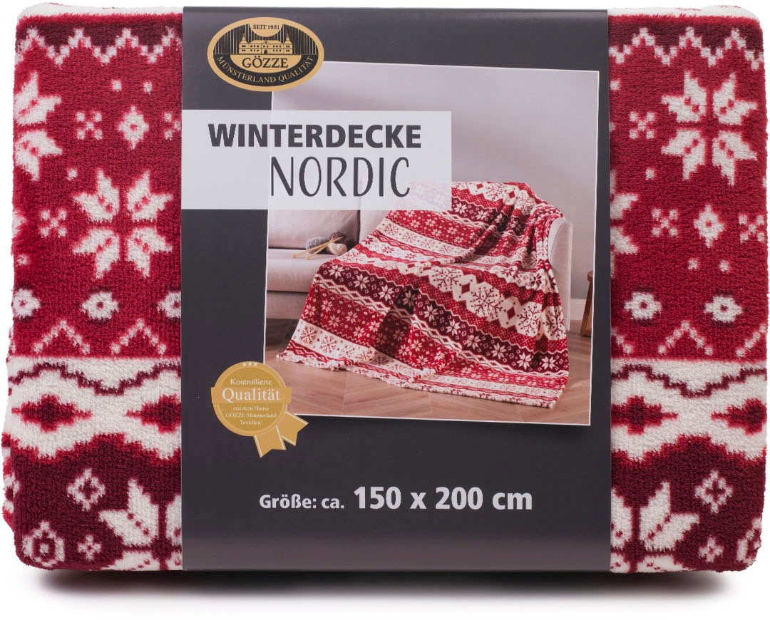 Gözze Plaid »Heim-und Schlafdecke Nordic«