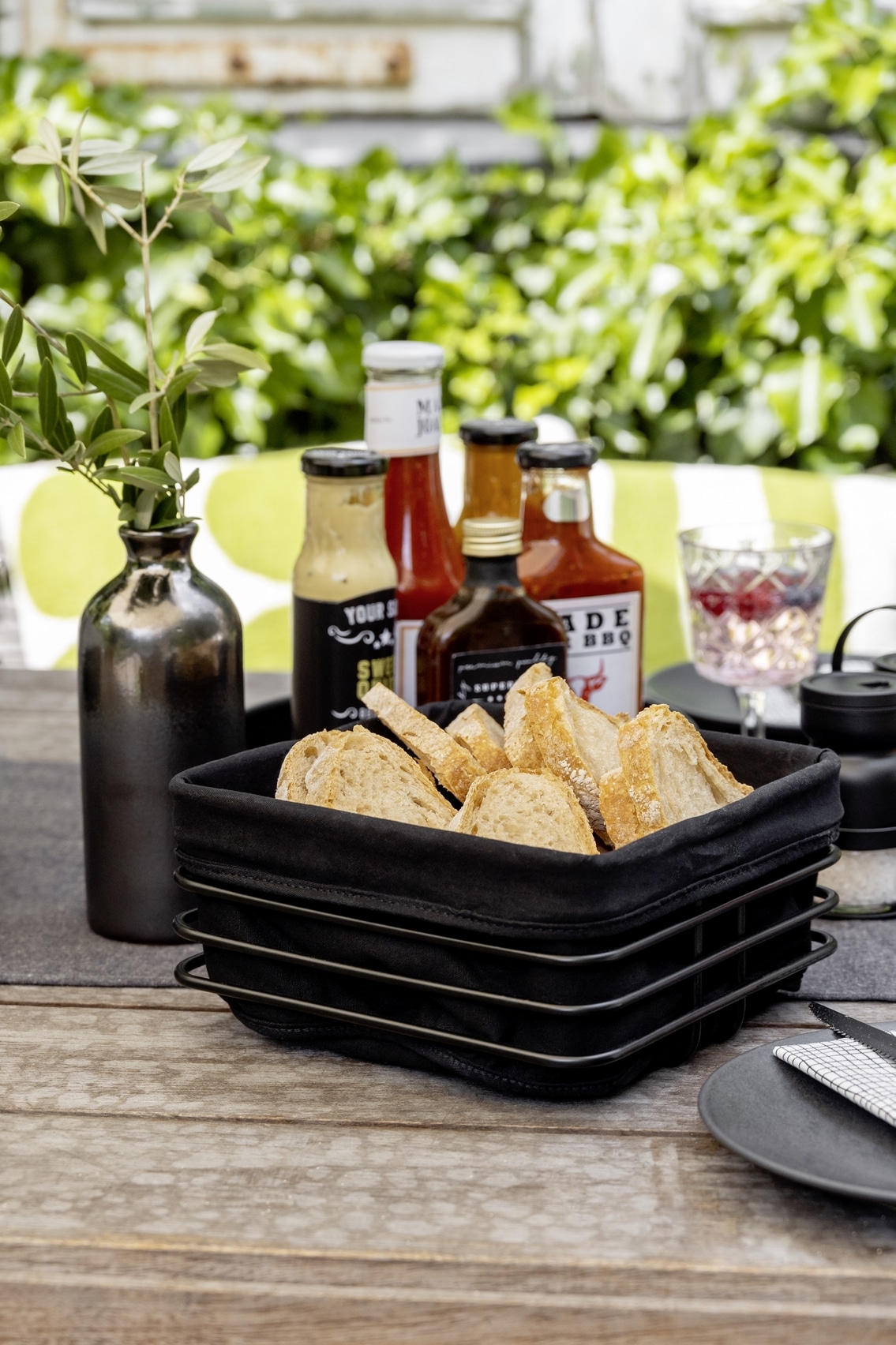 WENKO Brotkorb »Modell Premium Square« Set, Set, 2 tlg. tlg.