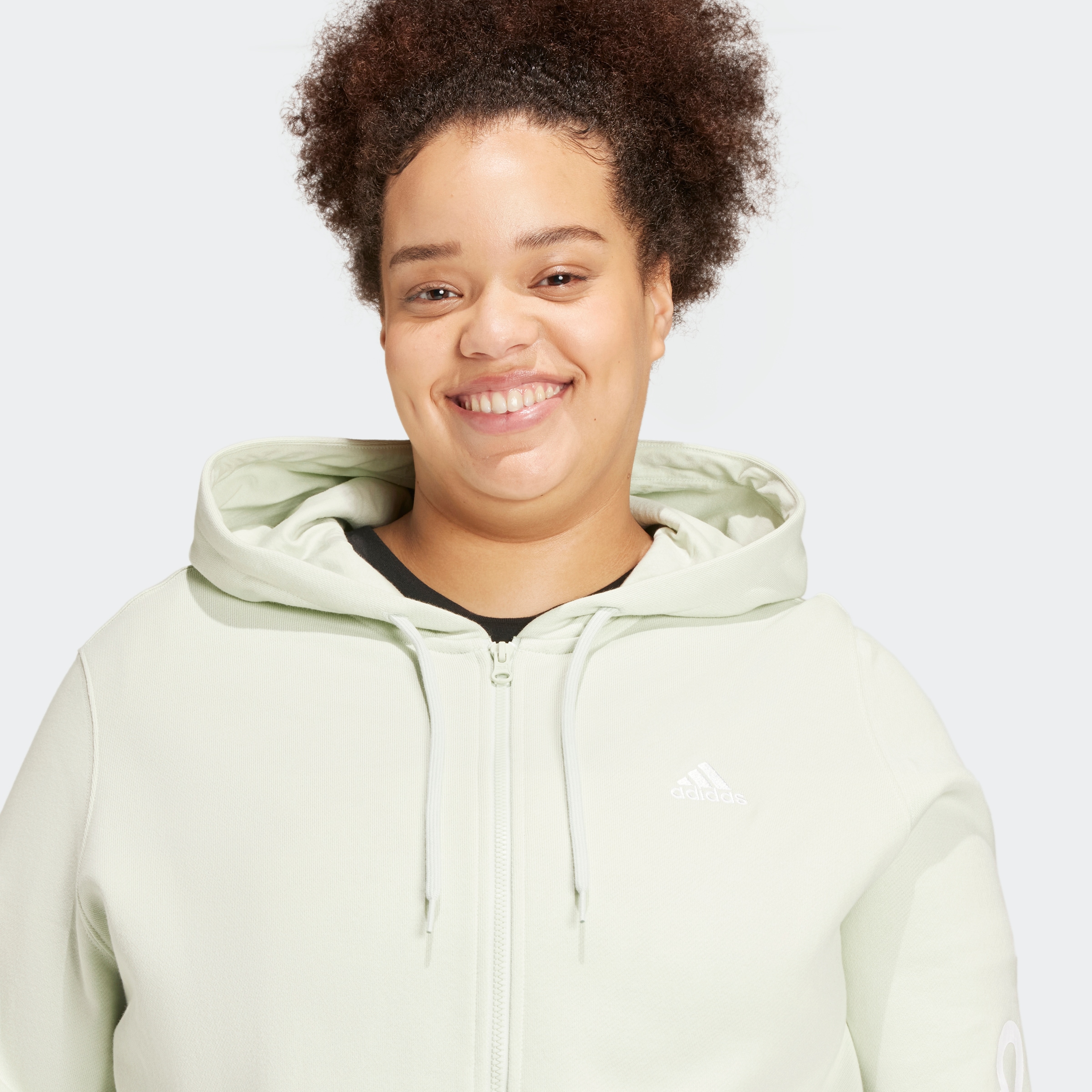 adidas Sportswear Kapuzensweatjacke »ESSENTIALS LINEAR FRENCH TERRY KAPUZENJACKE«