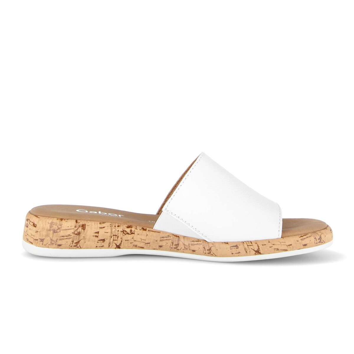 Pantolette GABOR "Pantolette", Damen, Gr. 41, weiß, Schuhe Pantolette 2