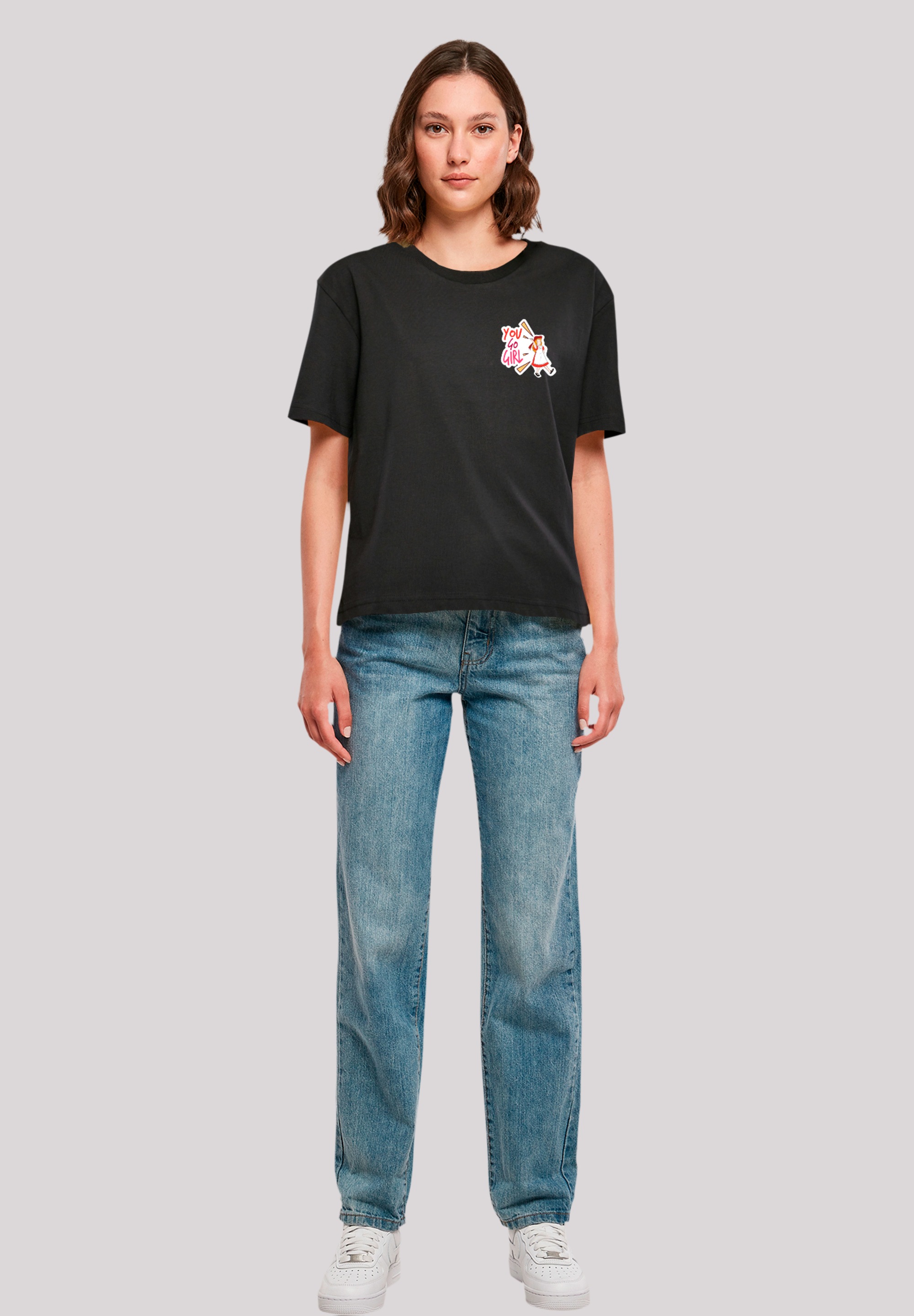 F4NT4STIC T-Shirt »Alice im Wunderland You Go Girl«, Retro, Heroes of Childhood, TV Serie