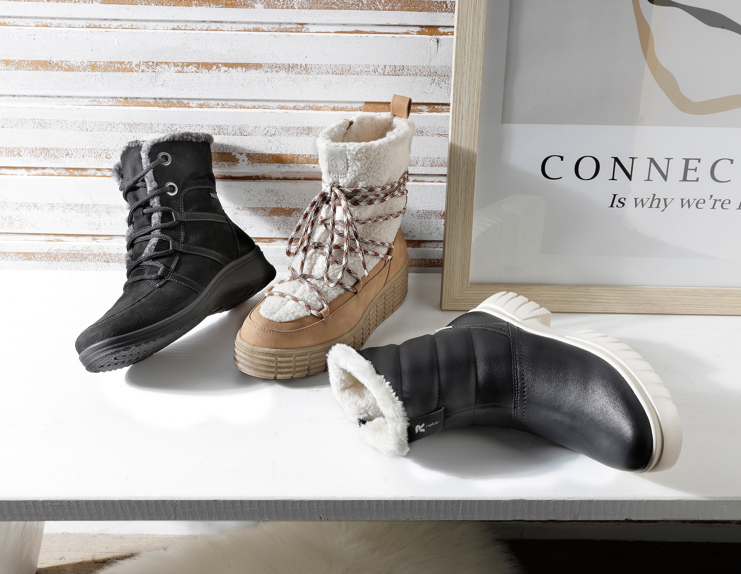 Tamaris Winterboots,Keilabsatz, Plateau, Winterstiefel, Outdoorboots, vegane Verarbeitung