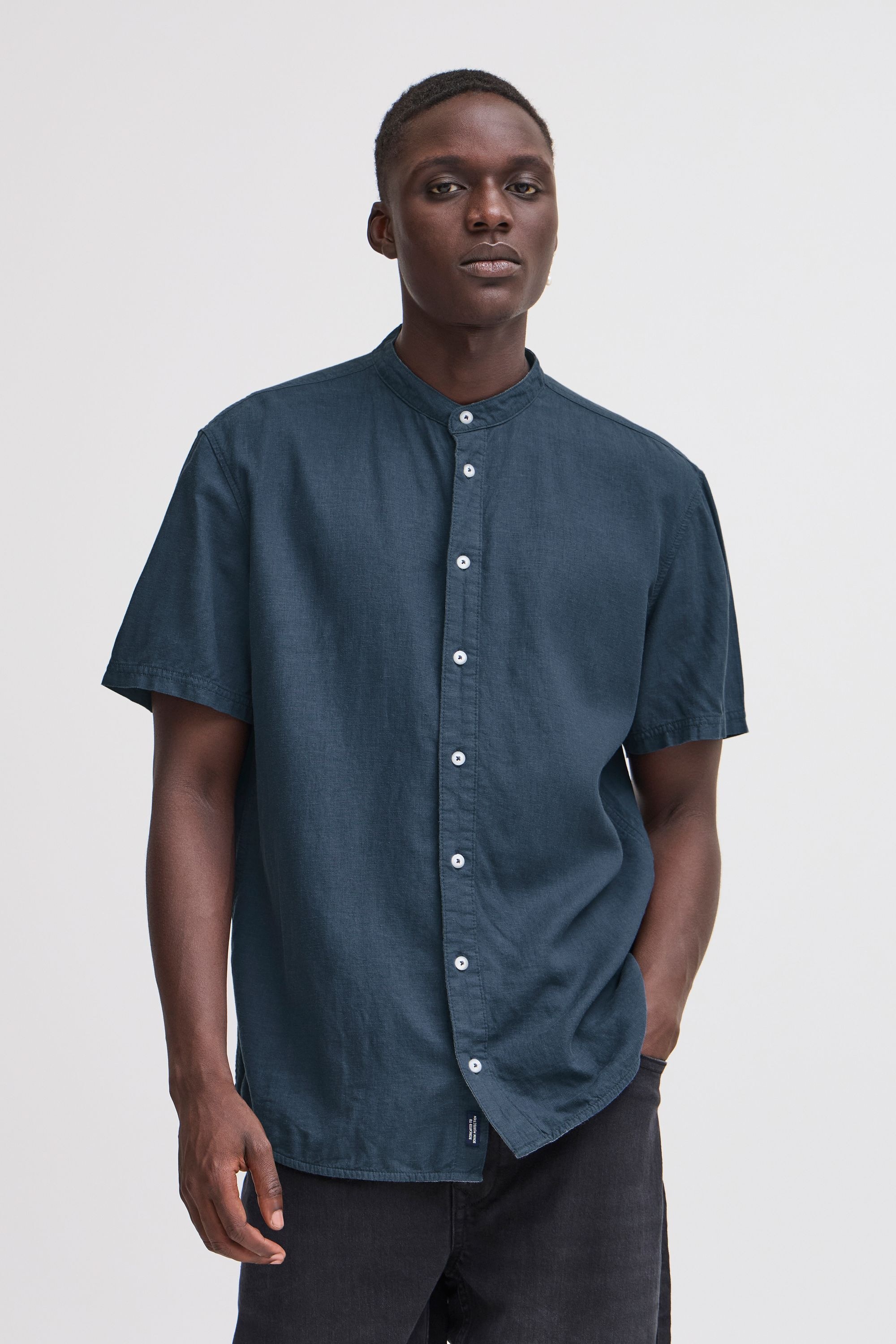 Blend Kurzarmhemd »Kurzarmhemd BHBOBBY Shirt mandarin ss«