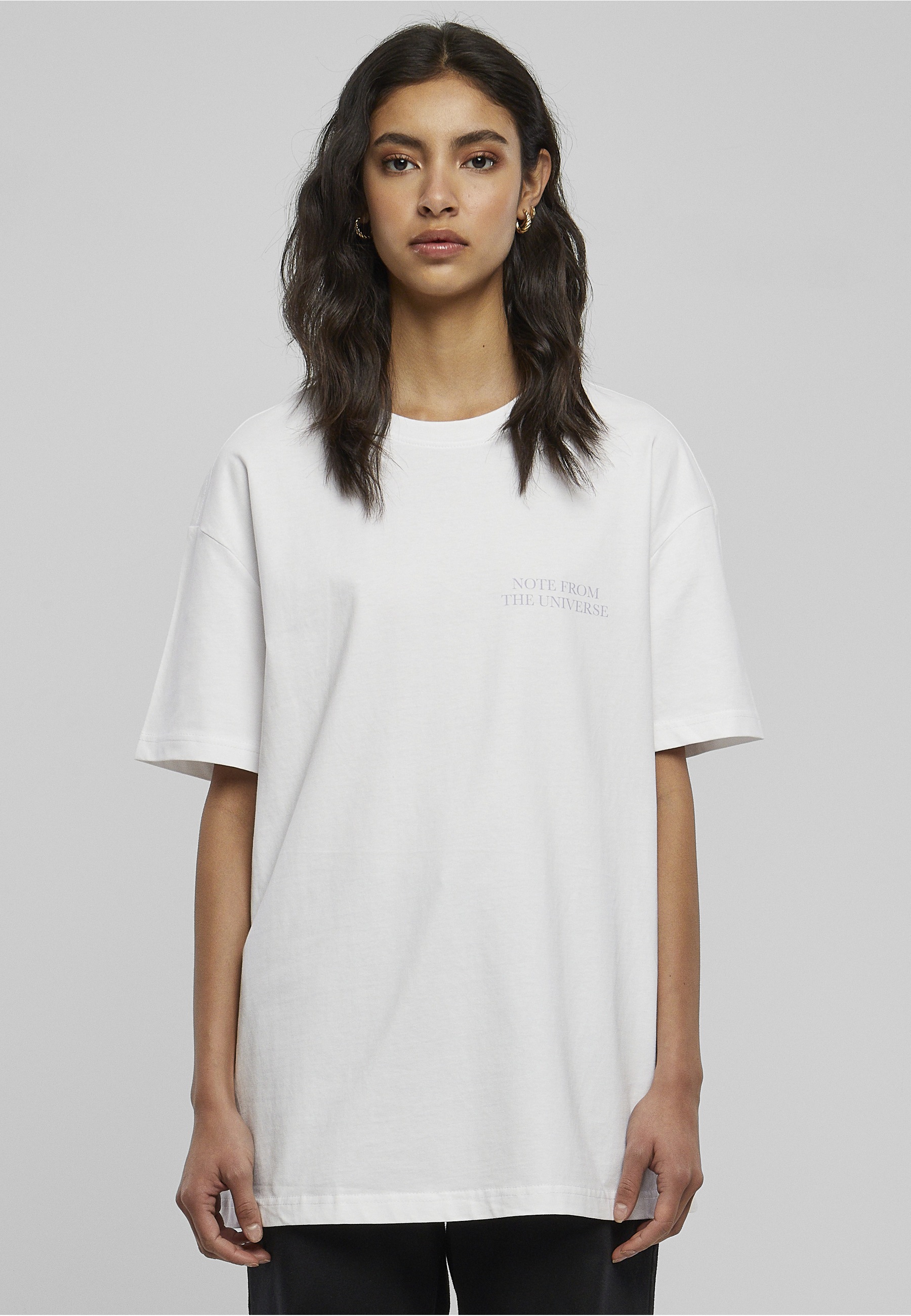 Miss Tee Kurzarmshirt »Miss Tee Damen Angel Numbers Oversize Boyfriend Tee« 1 Stk.
