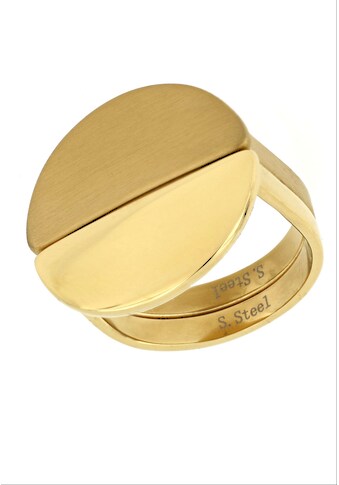 SURI FREY Ring-Set »Elly Gold«, 2-tlg. poliert & satiniert aus Edelstahl kaufen
