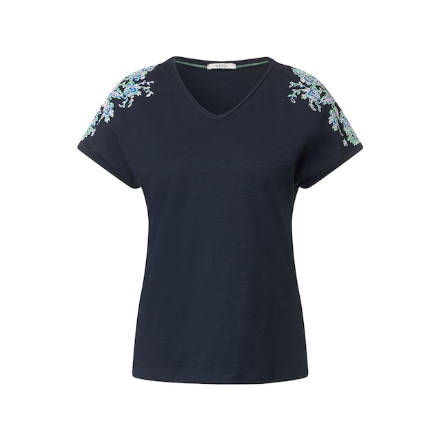 Cecil V-Shirt, aus reiner Baumwolle online bestellen | BAUR