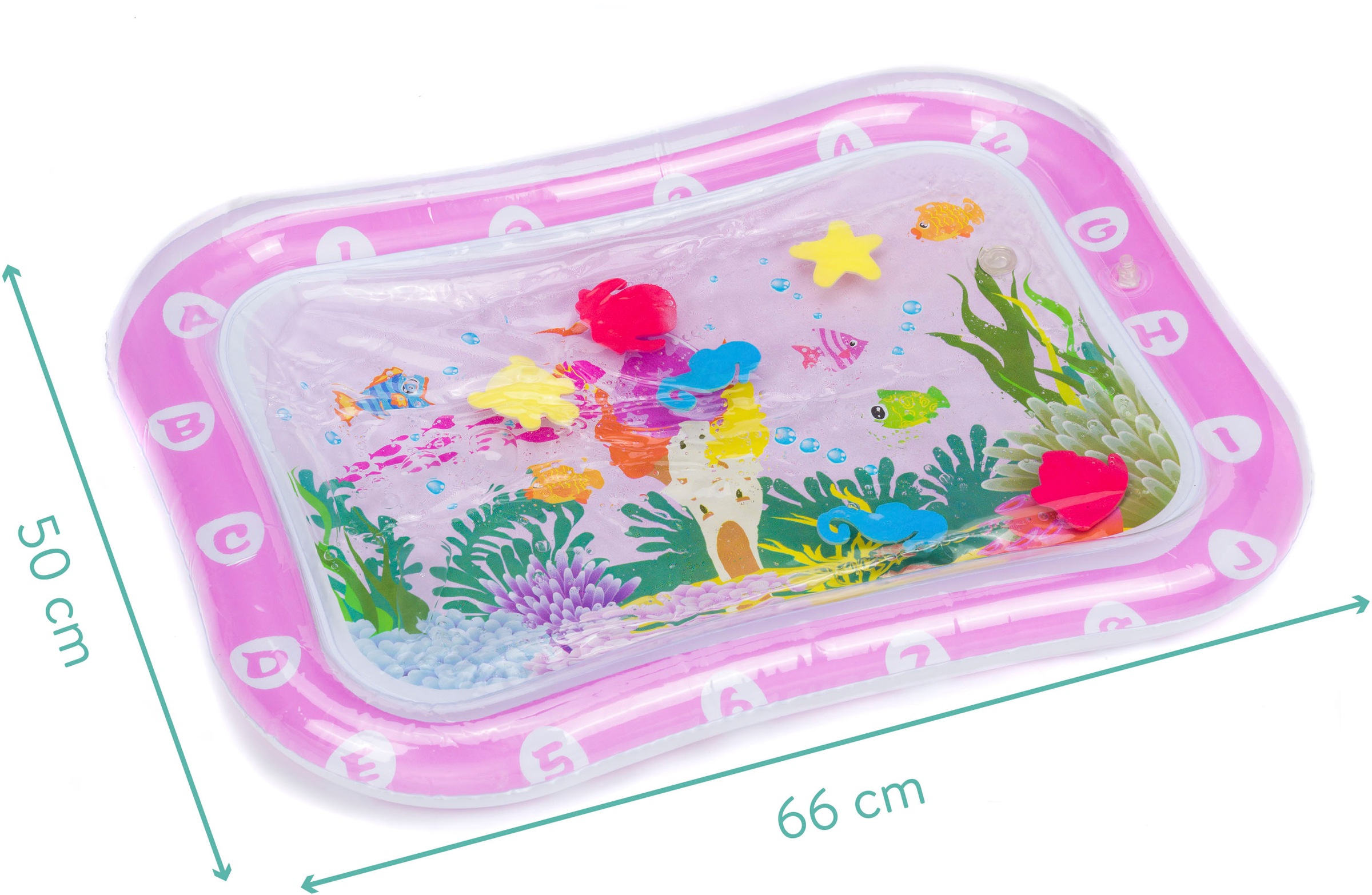 Fillikid Spielmatte »Wasser Ocean, pink«, teilweise mit Wasser befüllbar