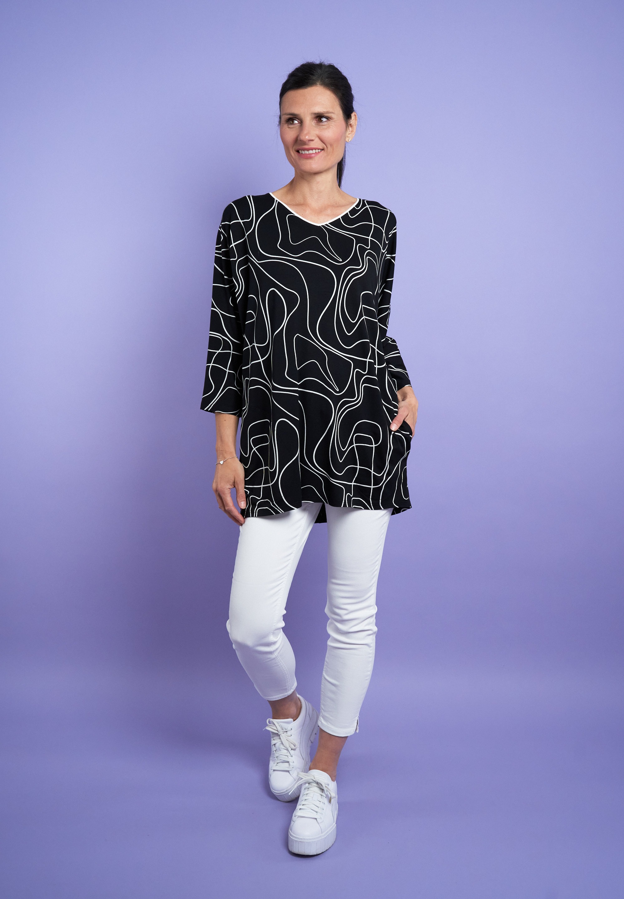Seidel Moden Longshirt, mit grafischem Print - SEIDEL MODEN günstig online kaufen