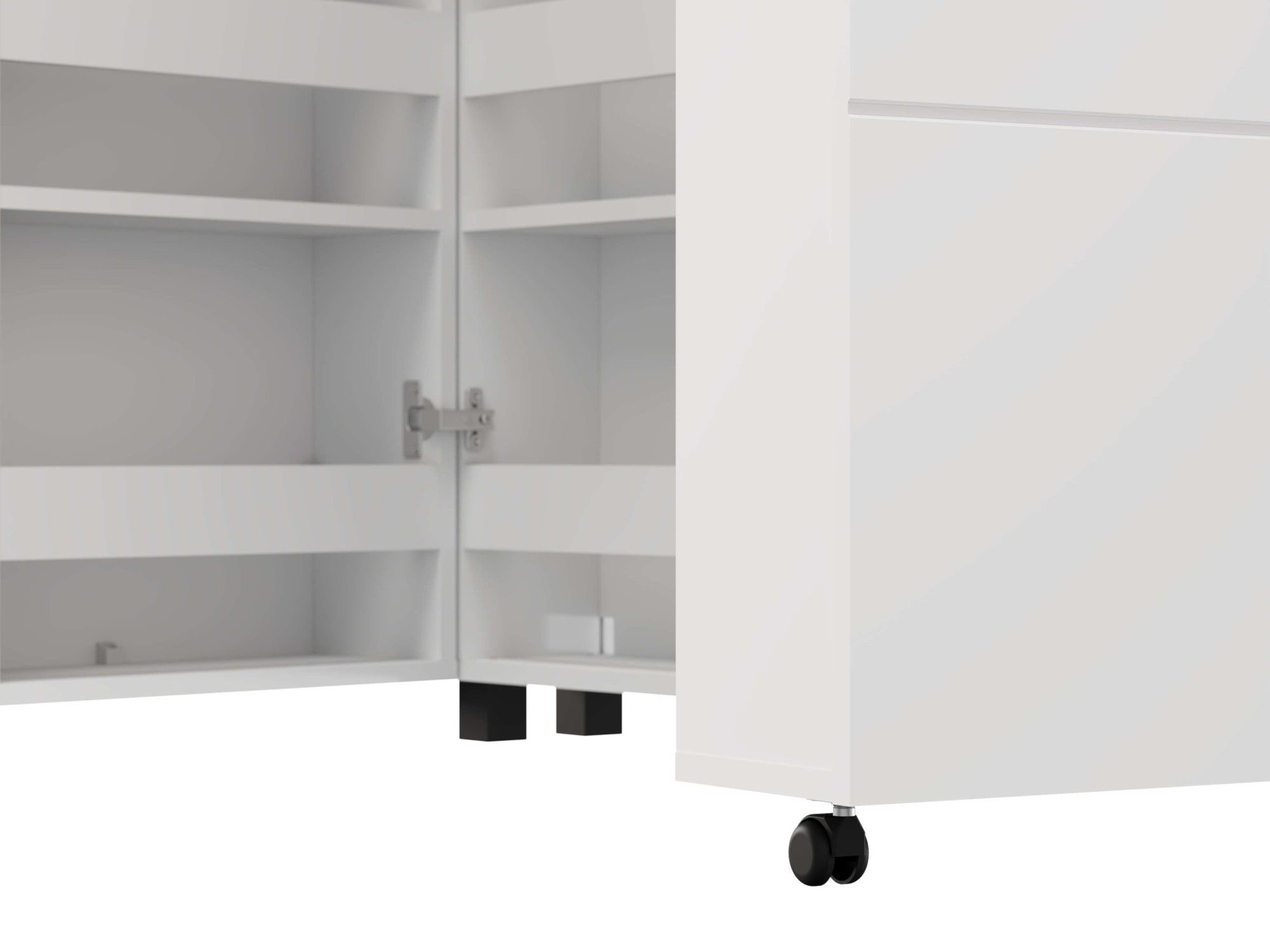 Home affaire Schuhschrank »Islay, Drehtüren auf Rollen, B/T/H: 91,6/32,4/113,2 cm« Schuhkommode mit Platz für ca. 24 Paar Schuhe bis Gr. 40