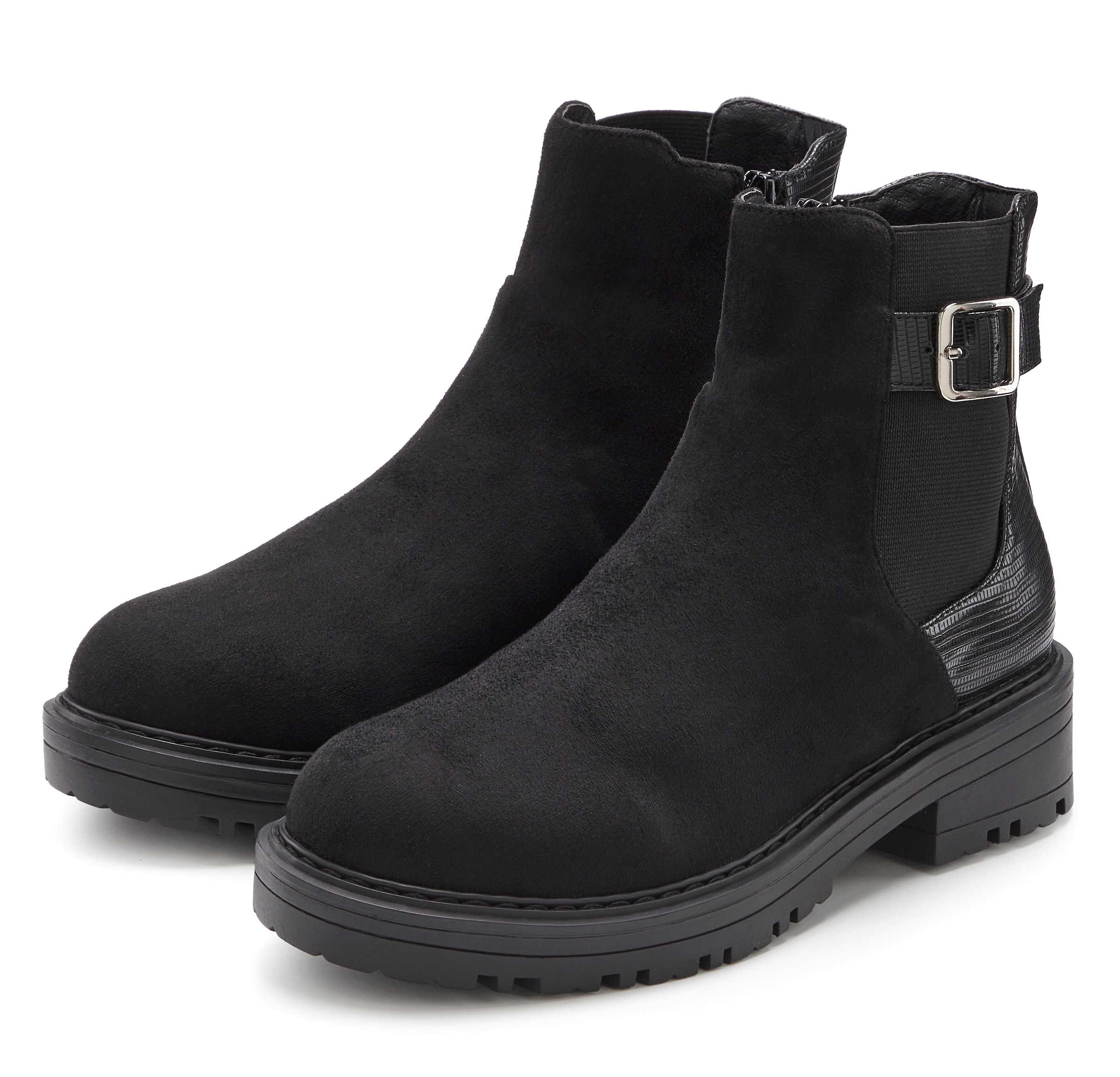 LASCANA Stiefelette "Stiefel," Chelsea-Boots Design, mit Stretcheinsatz, ru günstig online kaufen