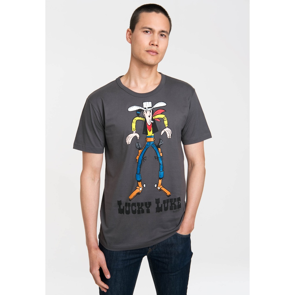 LOGOSHIRT T-Shirt »Lucky Luke« mit angesagtem Retro-Print