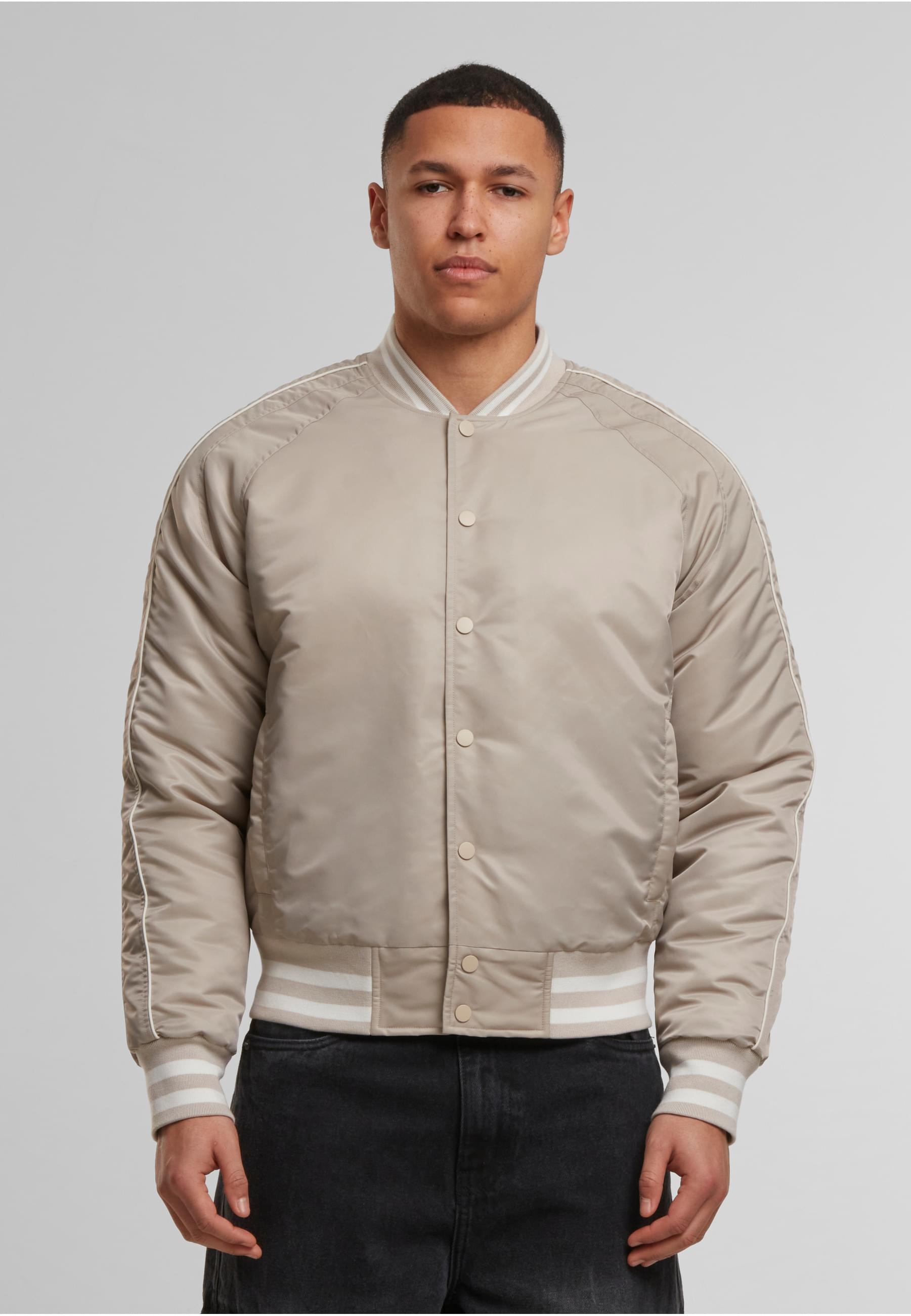 URBAN CLASSICS Bomberjacke »Urban Classics Racer Bomber Jacket«, (1 St.), ohne Kapuze