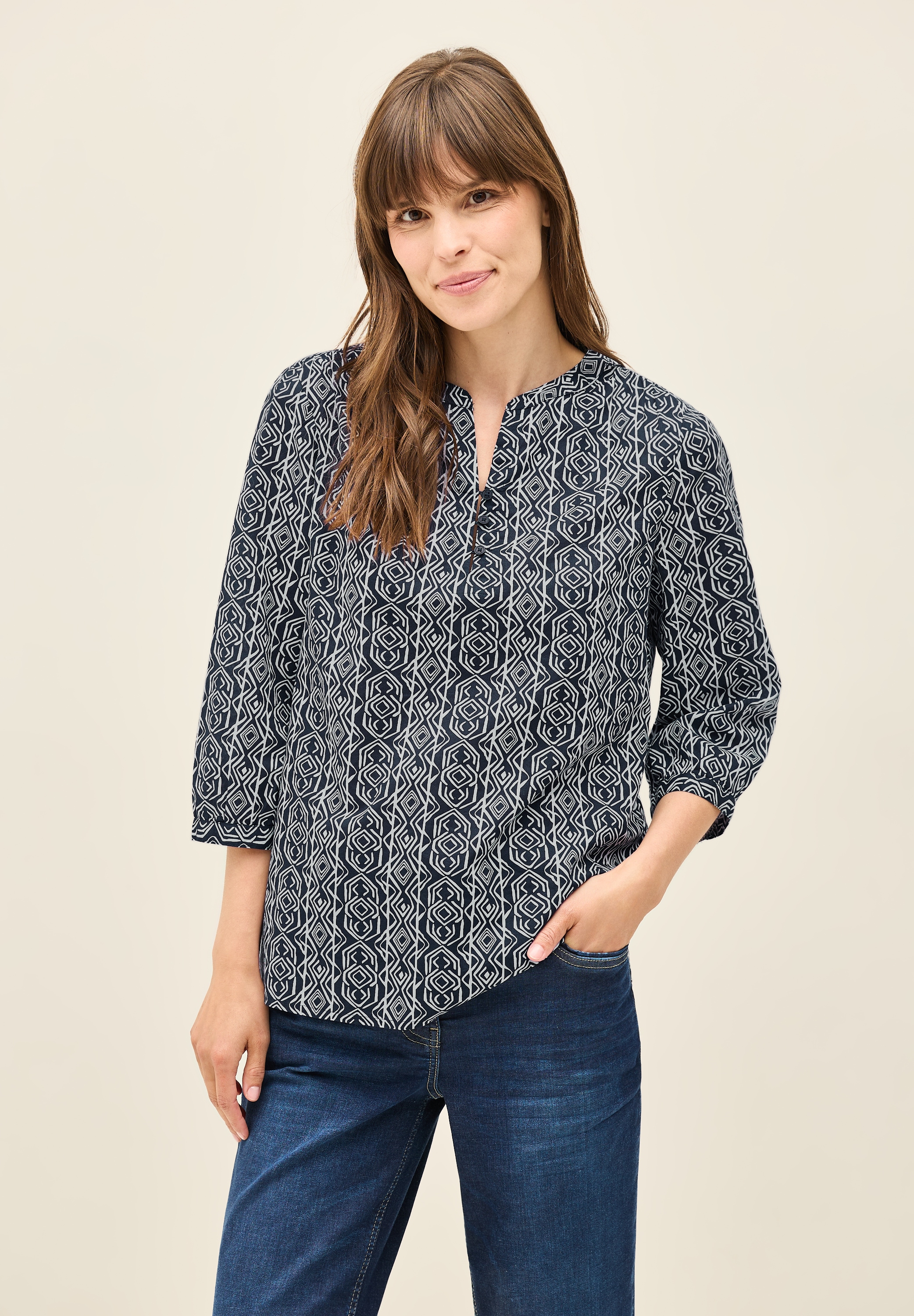 Cecil Shirtbluse, mit 3/4 Ärmeln günstig online kaufen