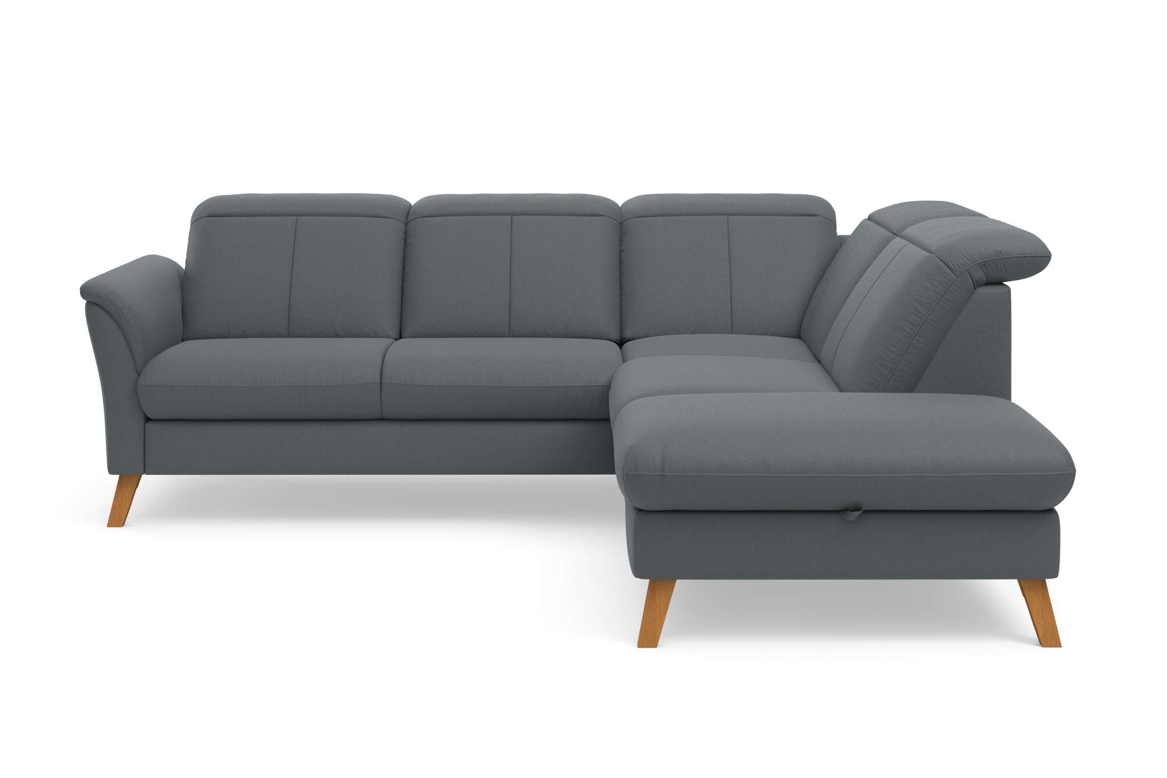 sit&more Ecksofa "Romero L-Form" wahlweise mit oder ohne TV-Funktion, Schlaffunktion, Bettkasten