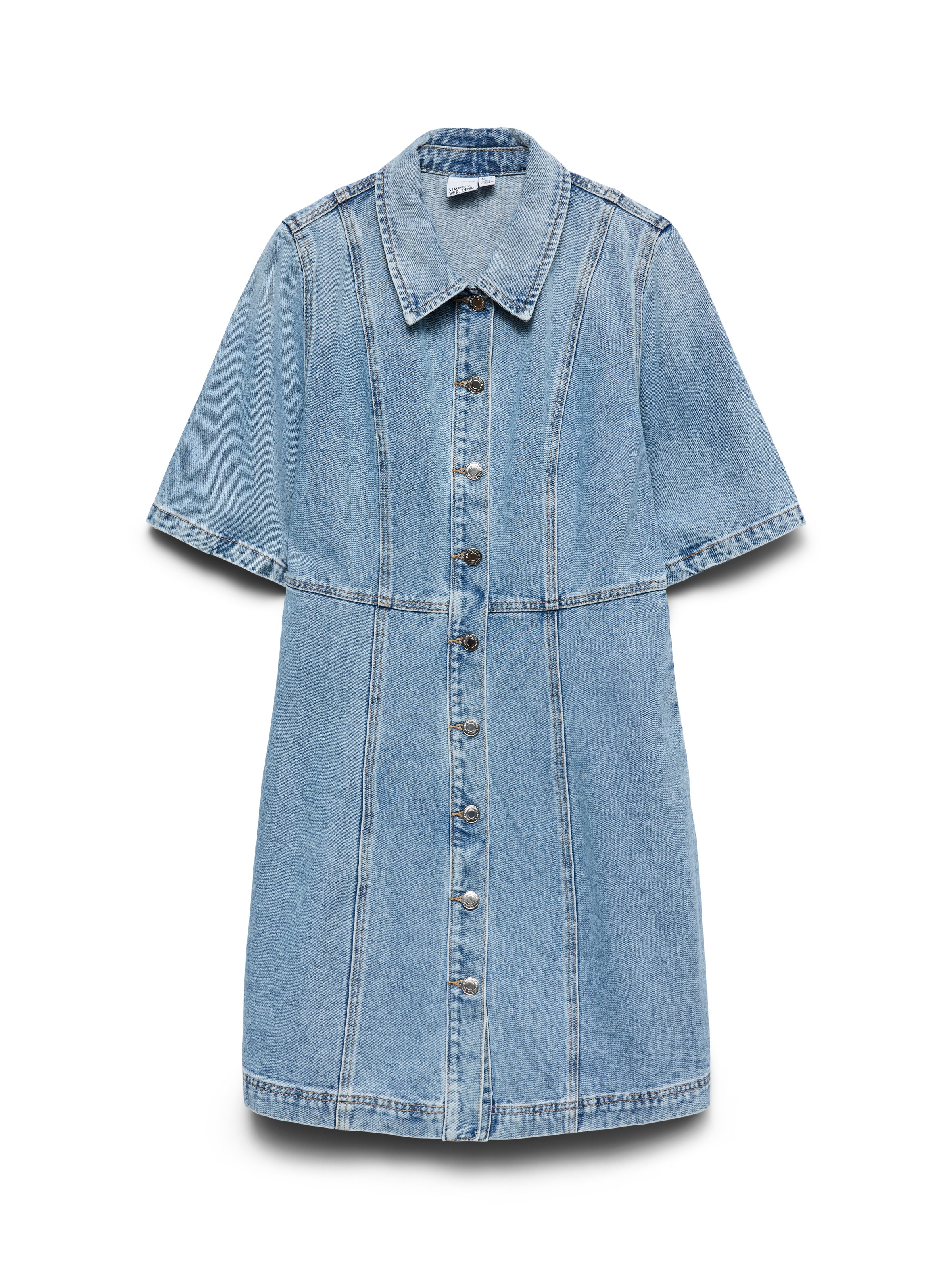 Vero Moda Jeanskleid »VMDAISY 2/4 SHORT DENIM DRESS NOOS« Baumwolle
