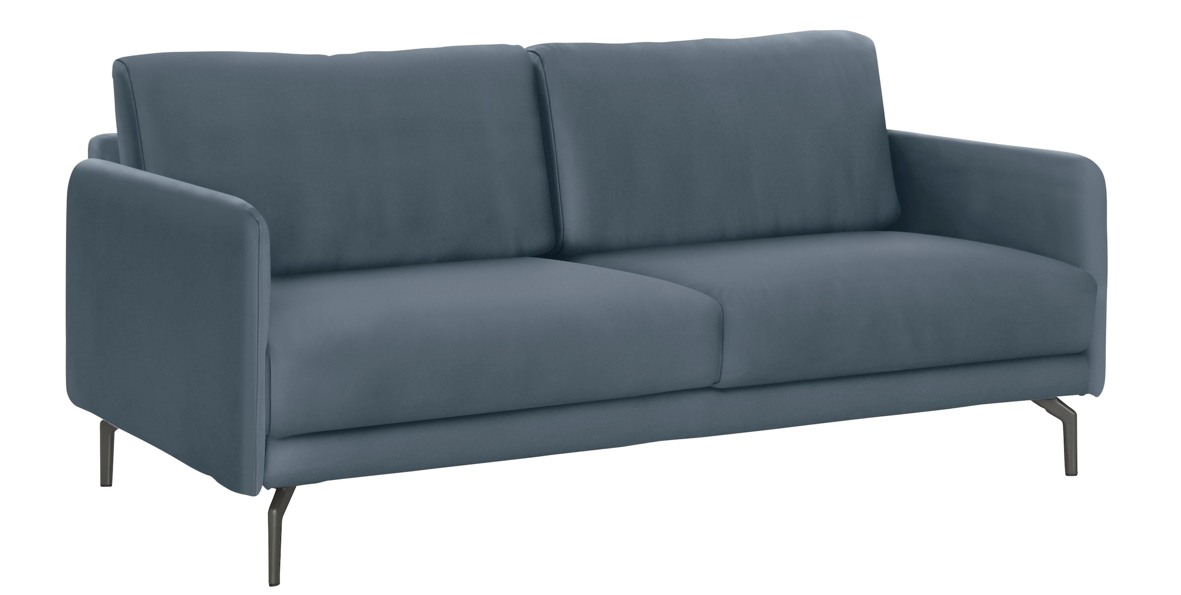 Creation BY ROLF BENZ 3-Sitzer "CR.450, Designsofa, edles Sofa, Loungesofa, Ledersofa, klares Design" Armlehne sehr schmal, Breite 190 cm, Alugussfuß Umbragrau