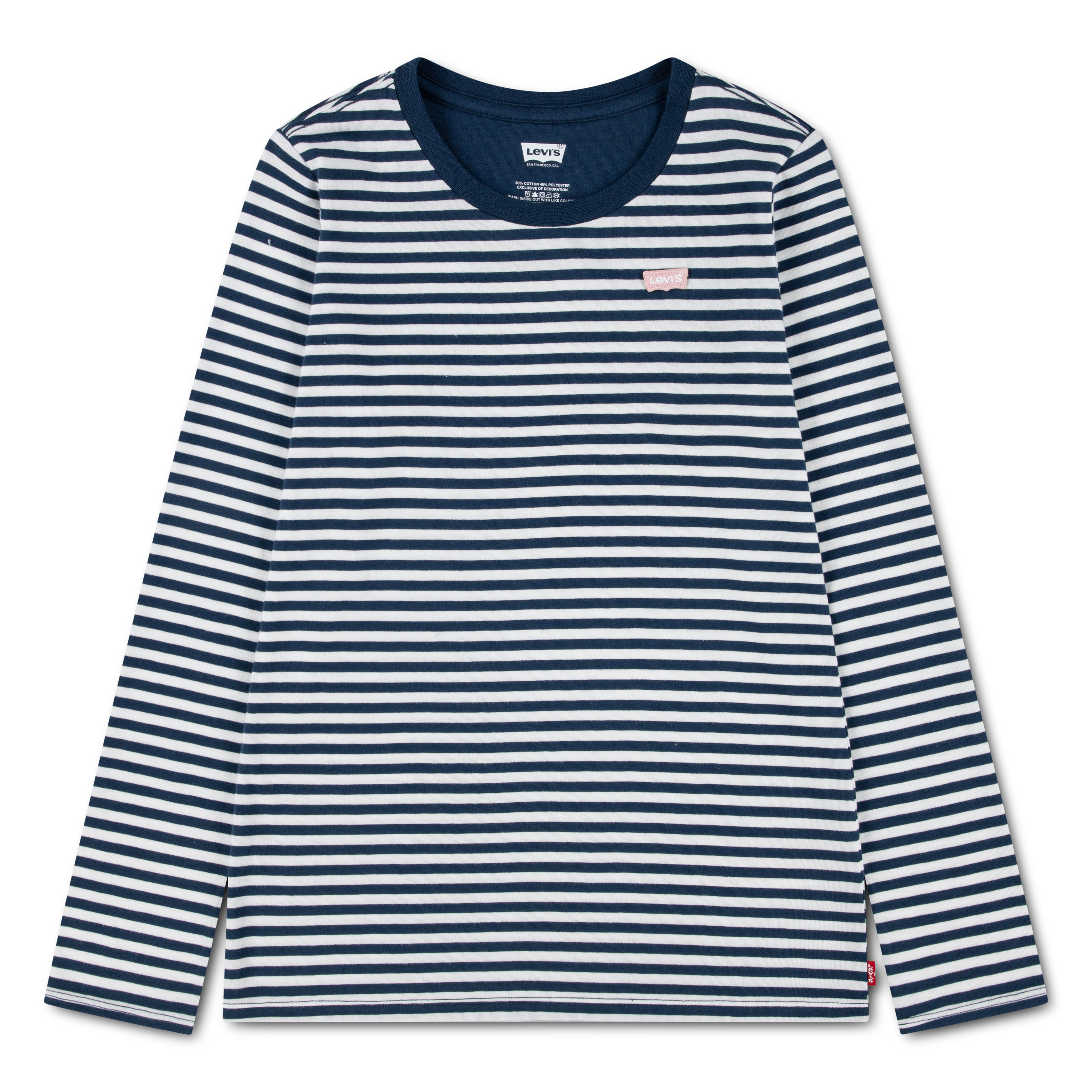 Levis Kids Langarmshirt "LVG STRIPE LS TEE" in Streifenoptik, Baumwollmix - for Girls