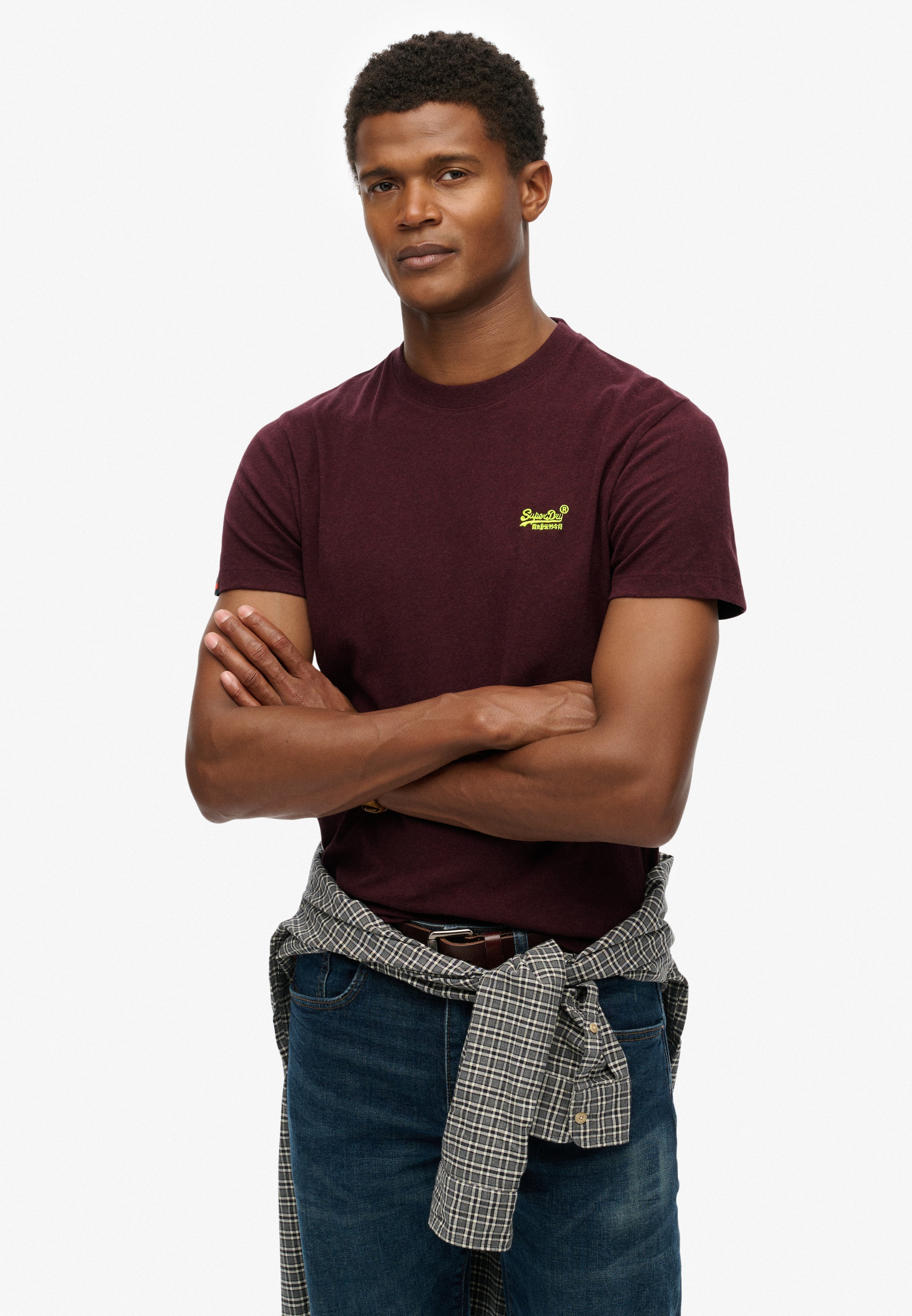 Superdry Rundhalsshirt "ESSENTIAL LOGO EMB TEE" günstig online kaufen