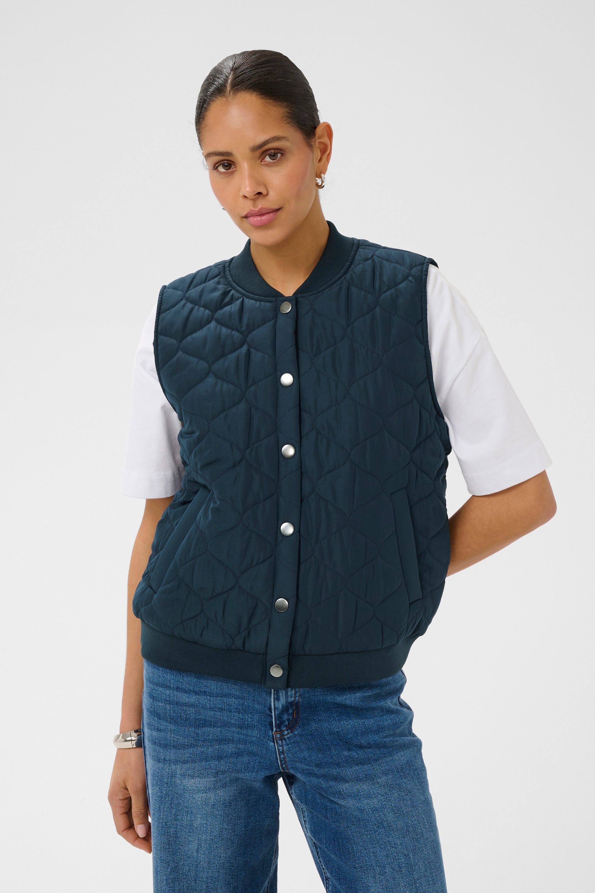 KAFFE Allwetterjacke »Weste KAqiana«
