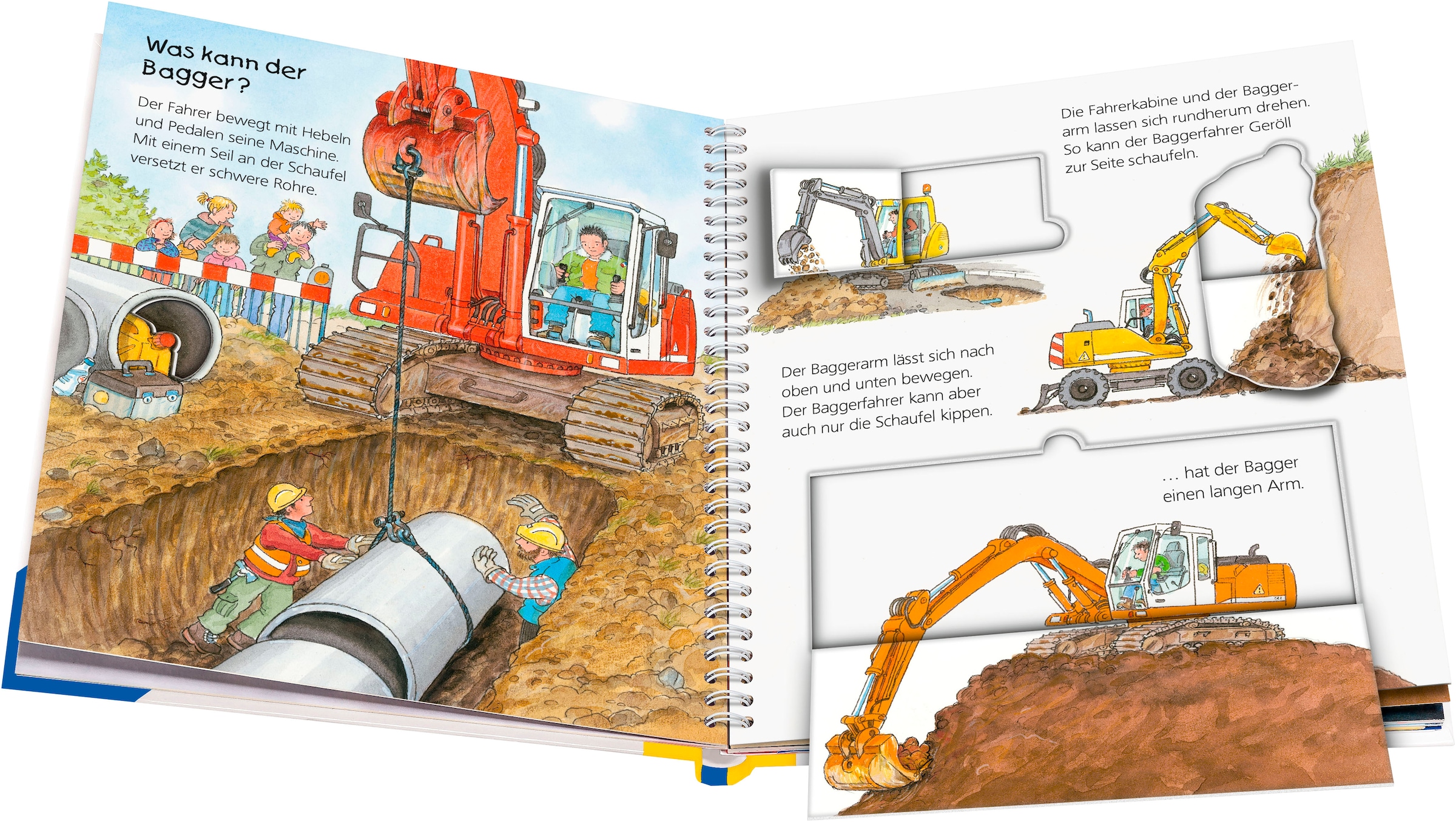 Ravensburger Buch »Wieso? Weshalb? Warum? junior, Band 38: Der Bagger«, FSC® - schützt Wald - weltweit