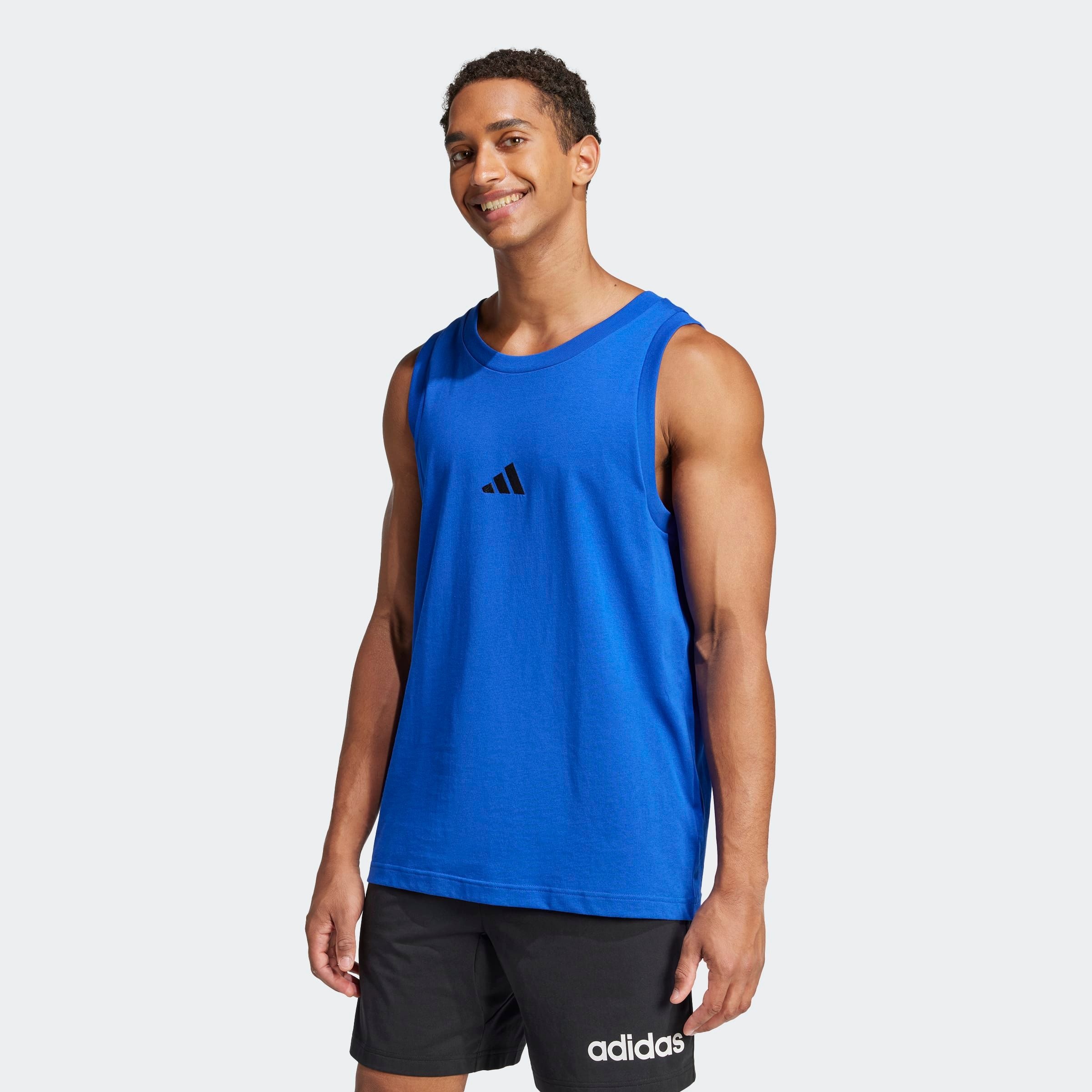 adidas Sportswear Tanktop "M SL TANK" ohne Verschluss, aus Baumwolle, mit R günstig online kaufen