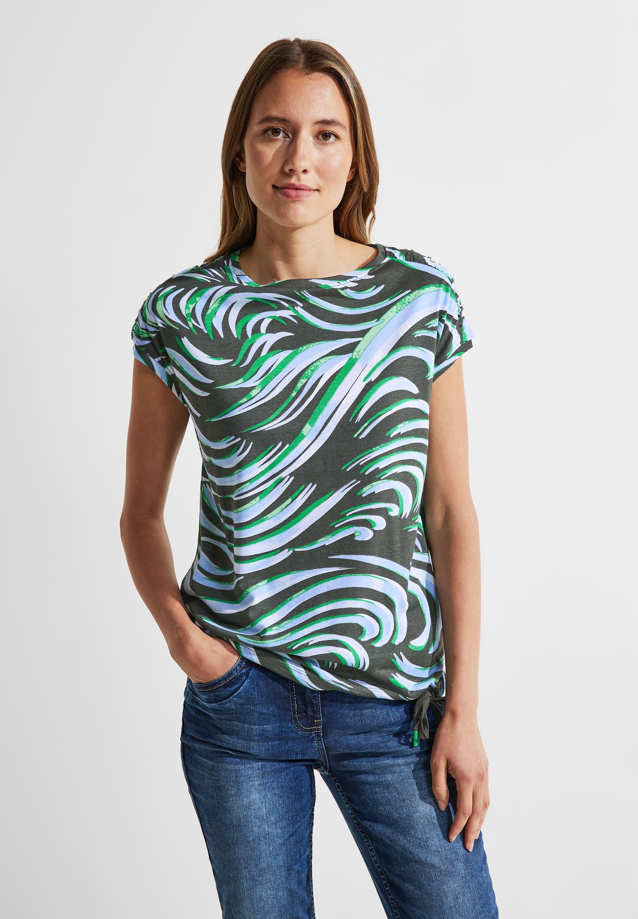 Cecil T-Shirt, aus softem BAUR Materialmix | kaufen