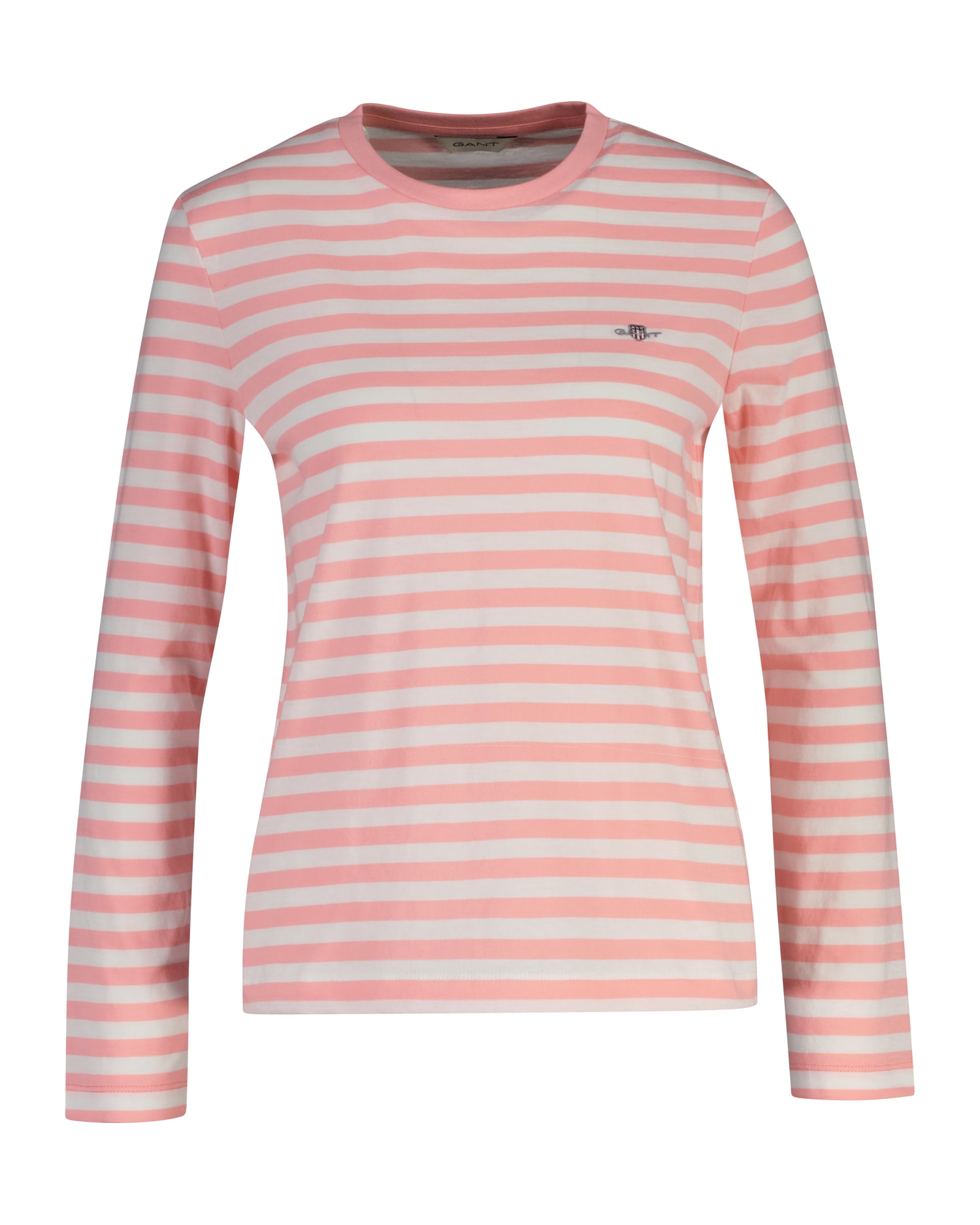 Gant Langarmshirt "REGULAR STRIPED SHIELD" Regular fit mit Rundhalsausschni günstig online kaufen