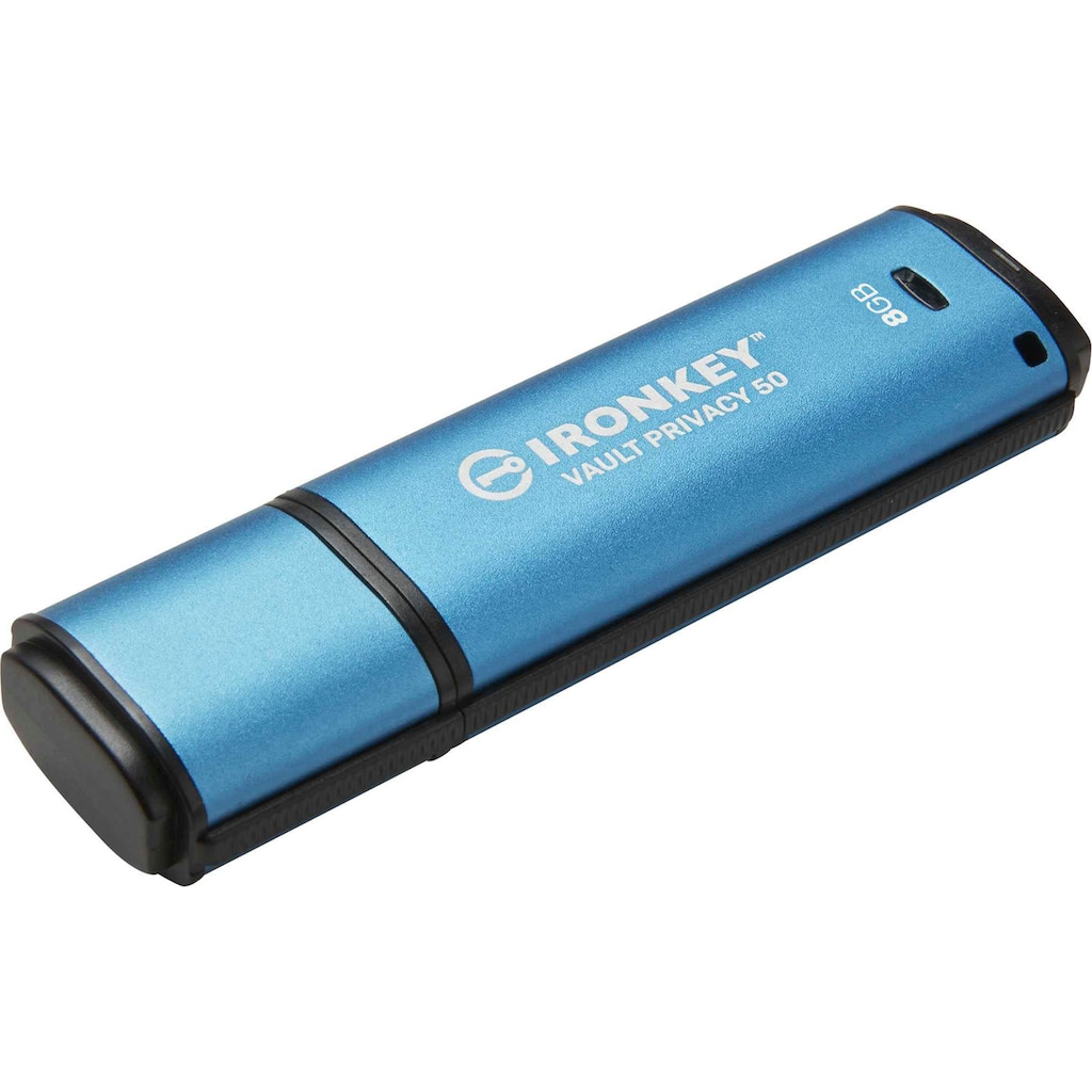 Kingston USB-Stick »IRONKEY VAULT PRIVACY 50 SERIE 128GB«, (USB 3.2 Lesegeschwindigkeit 250 MB/s)
