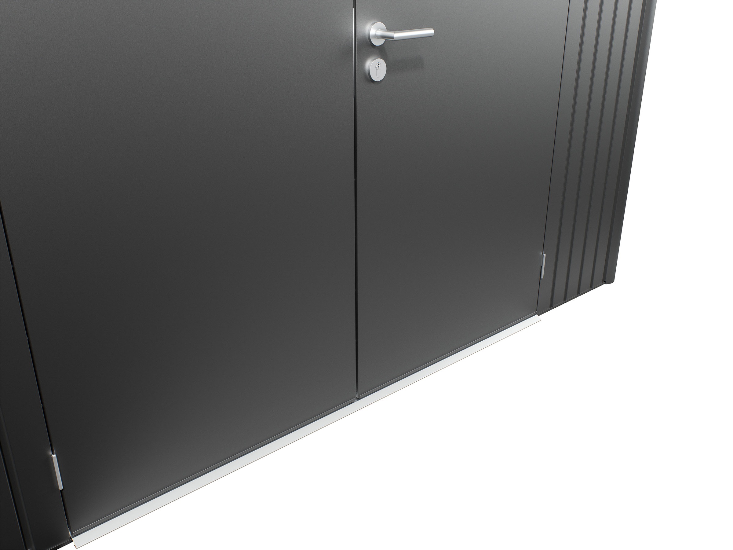 Biohort Gerätehaus »AvantGarde, Gr. A4« verschiedene Farben, mit Doppeltür schmal