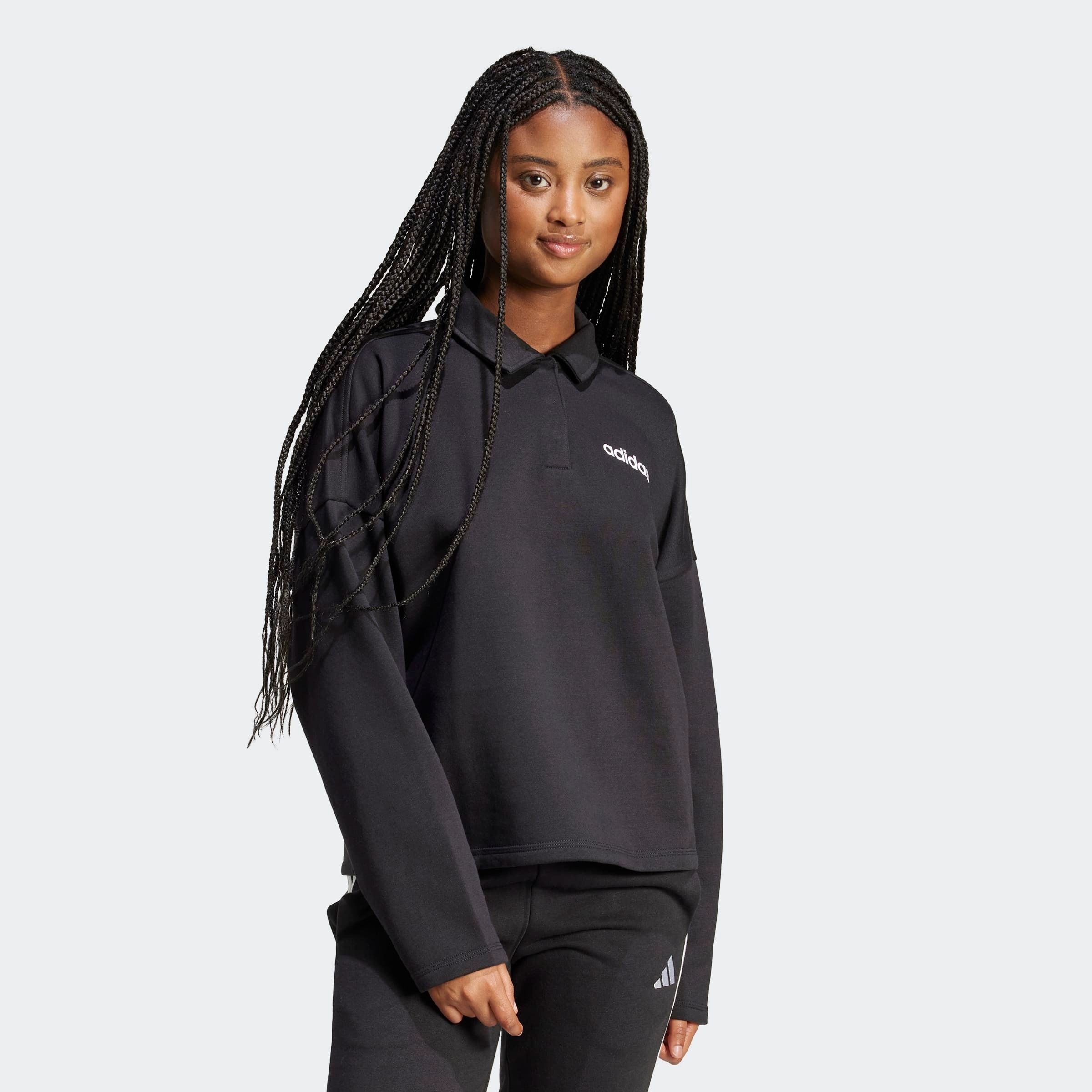 adidas Sportswear Sweatshirt "W LIN FL POLO" günstig online kaufen