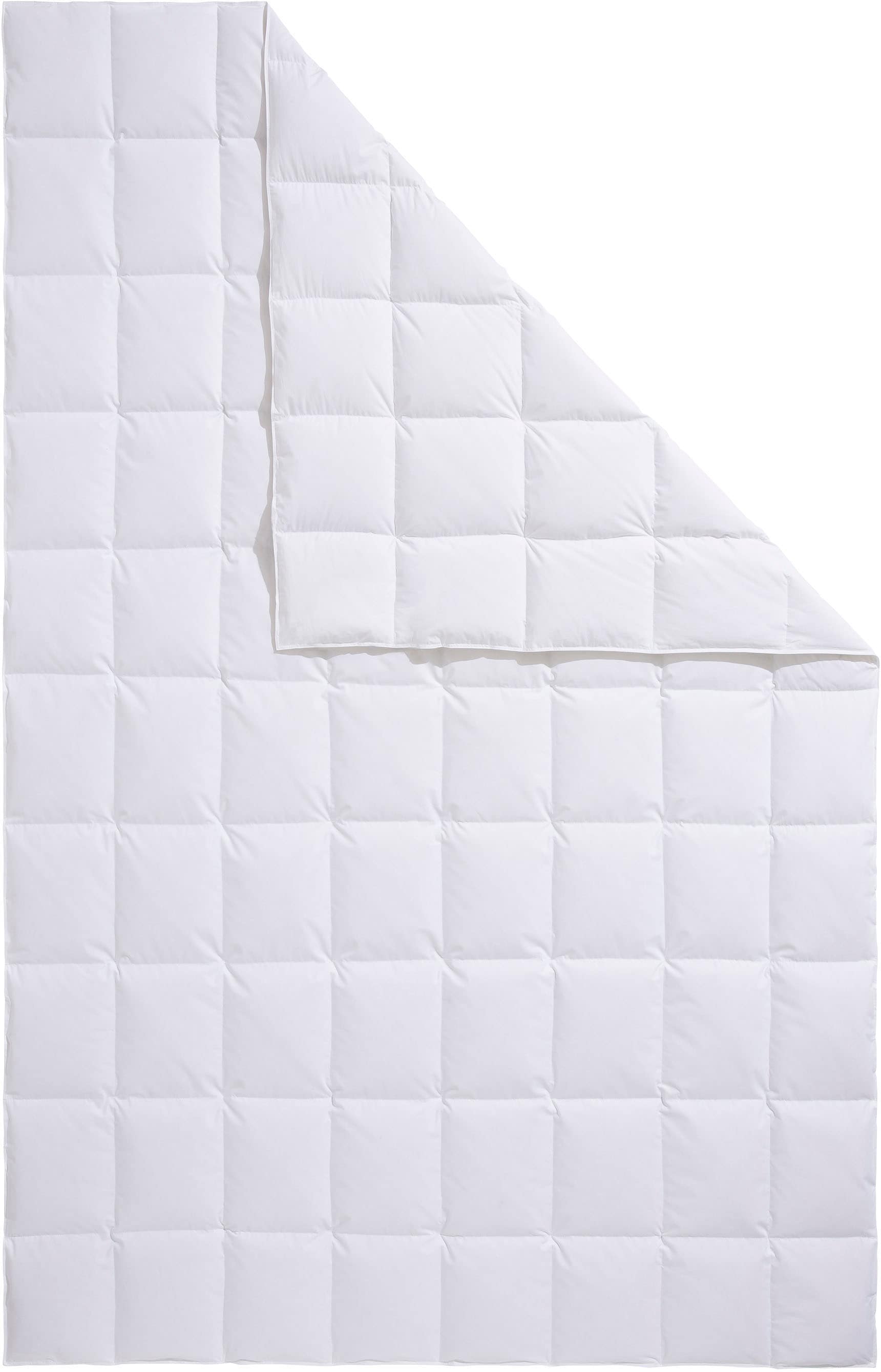 Älgdröm Daunenbettdecke »Loftet, Bettdecke 135x200, 155x220 cm und weitere Größen«, leicht, Füllung 90% Daunen, 10% Federn, Bezug 100% Baumwolle, (1 St.), Bettdecken, Sommer, Winter, Decke ist Made in Green zertifiziert