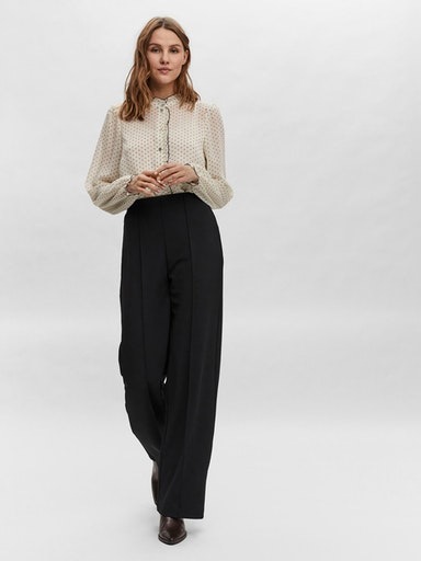 Thumbnail - Vero Moda Schlupfhose "VMBECKY HR WIDE PULL ON PANT" Sommerhose