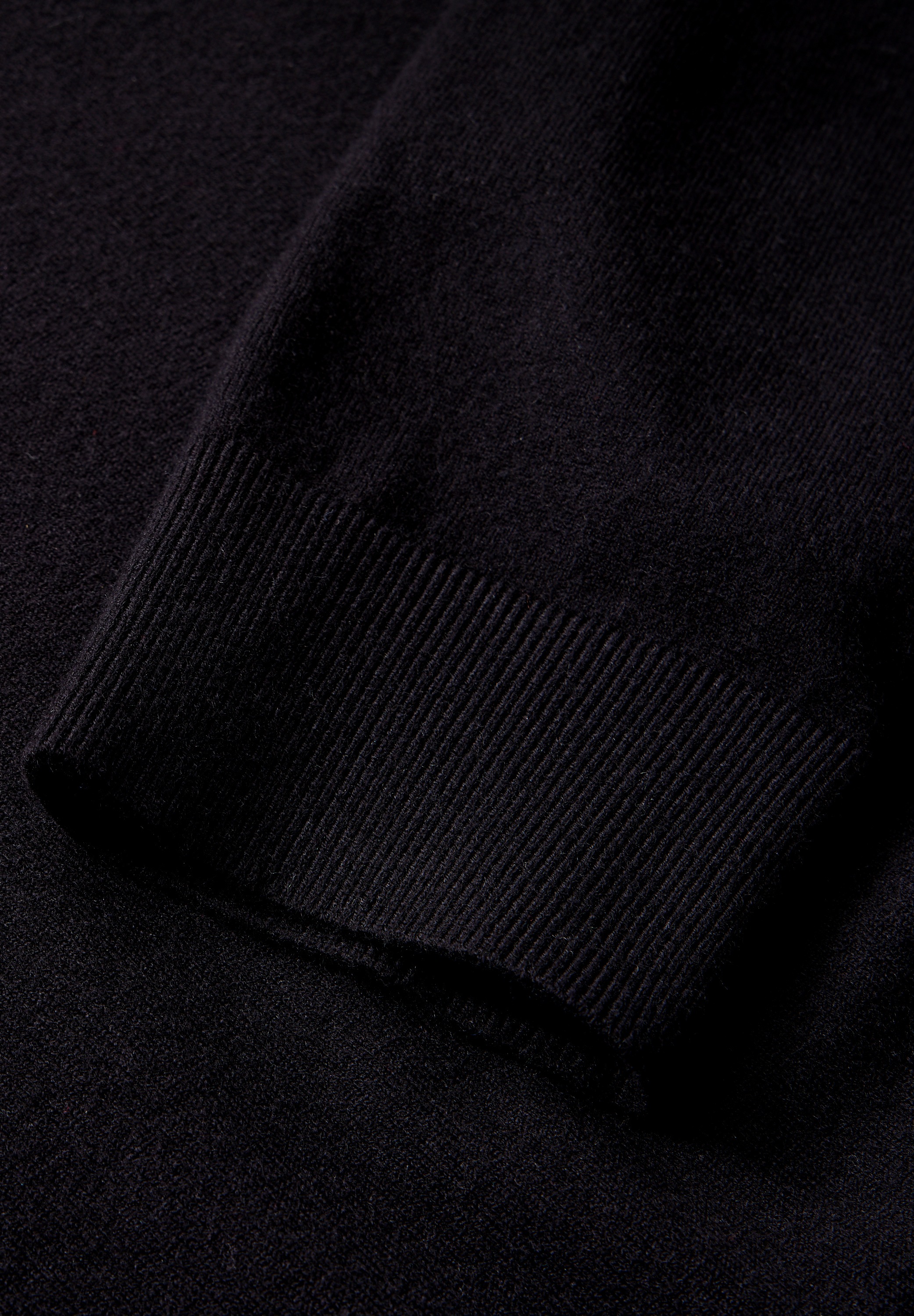 STREET ONE MEN Poloshirt, mit Materialmix