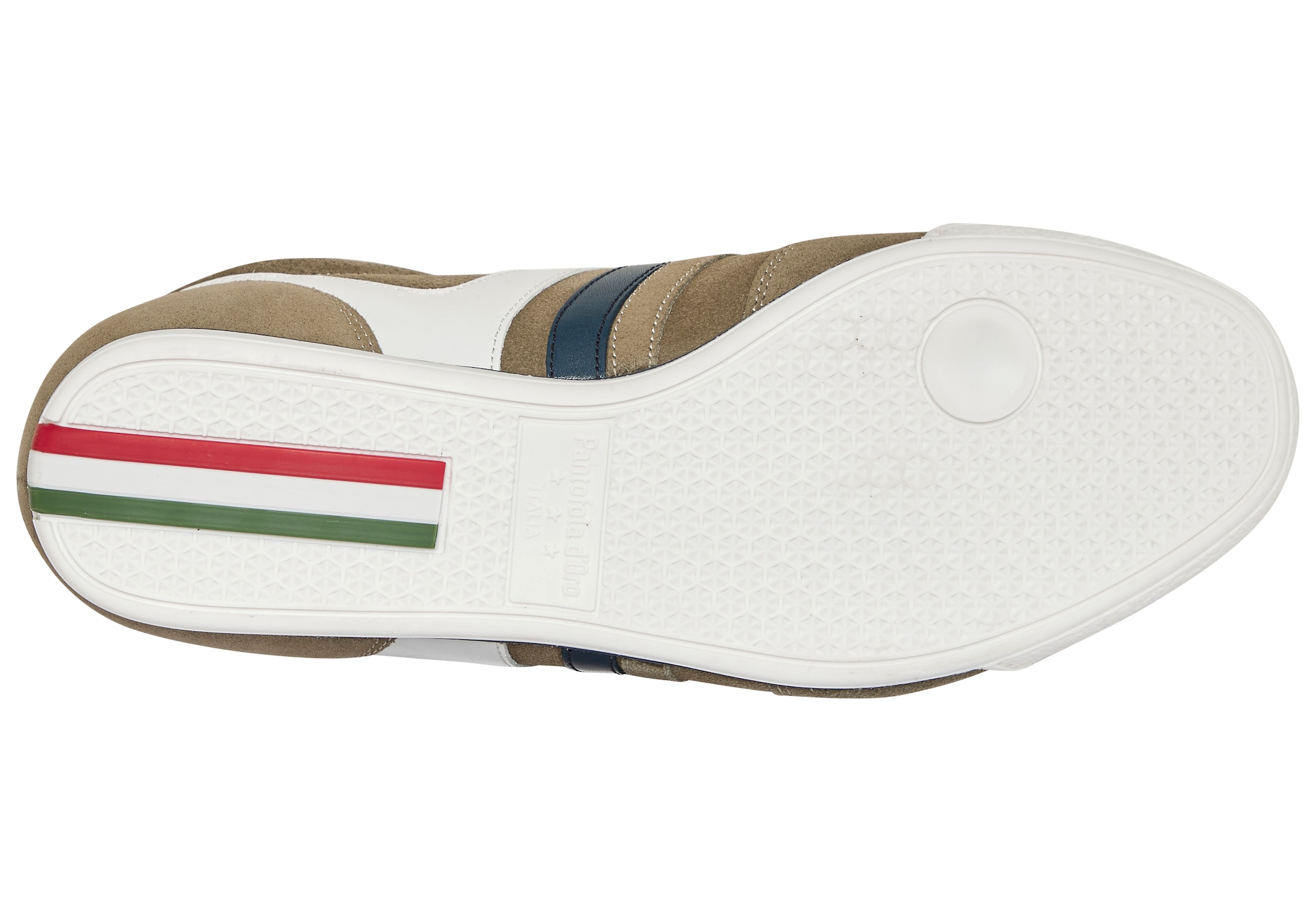 Pantofola d´Oro Sneaker »VASTO LOW«  Obermaterial aus Leder, Gummilaufsohle, mit Schnürung