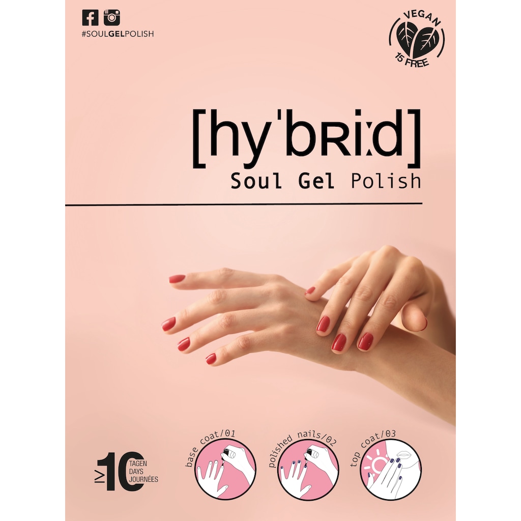 alessandro international Nagellack »ALE HYBRID TRY ME SET CLASSIC RED«, (Set, 3 tlg., 1 x Base Coat 8ml
1 x Classic Red 8ml
1 x Top Coat 8ml)