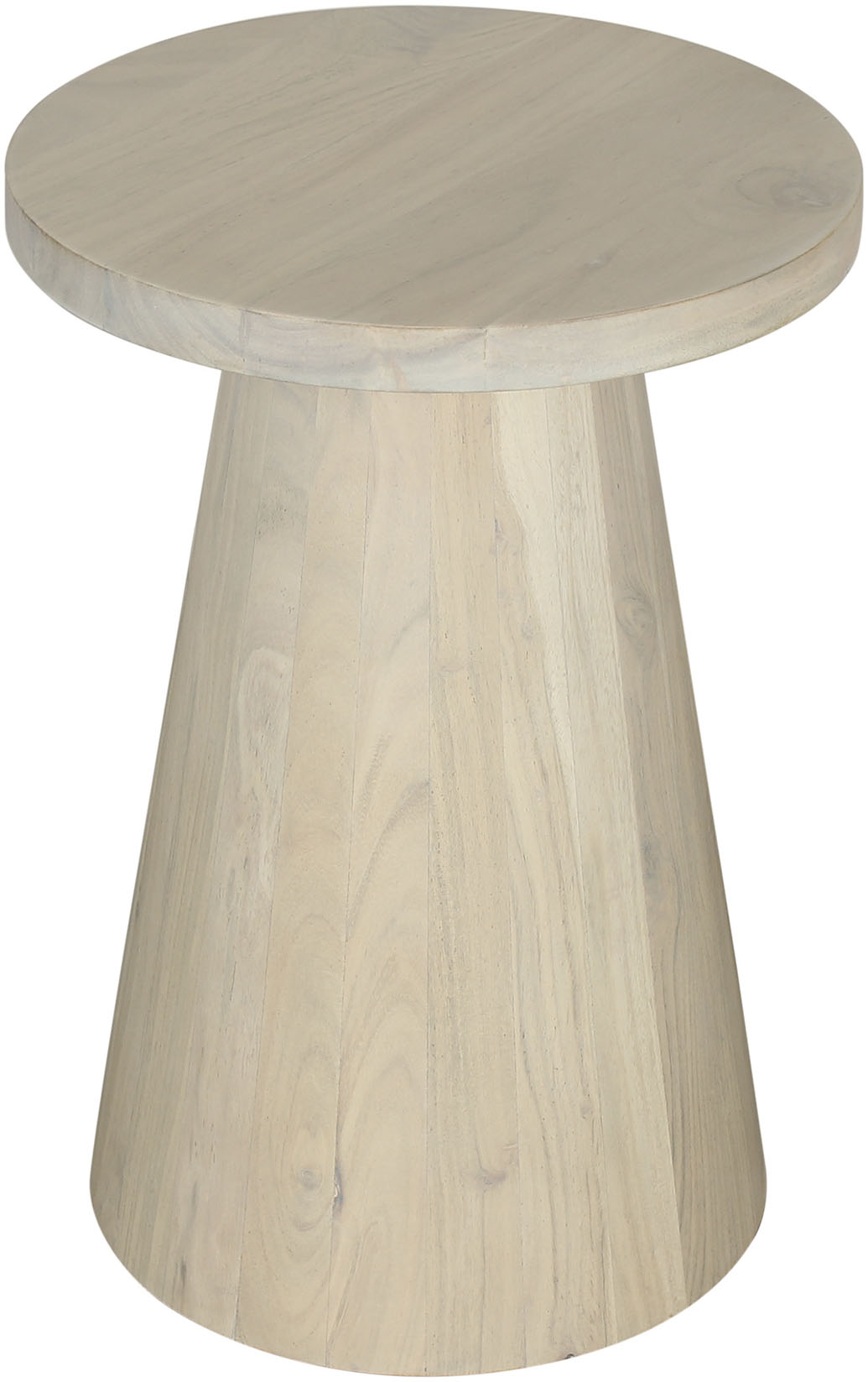 Thumbnail - byLIVING Beistelltisch "Cone", aus Massivholz in schwarz oder white wash, verschiedenen Größen