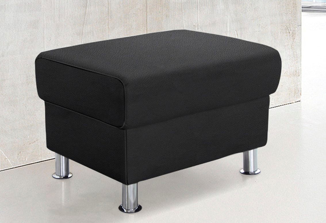 TRENDMANUFAKTUR Hocker "Rondo, Polsterhocker zur Serie, Breite 67 cm, Füße günstig online kaufen