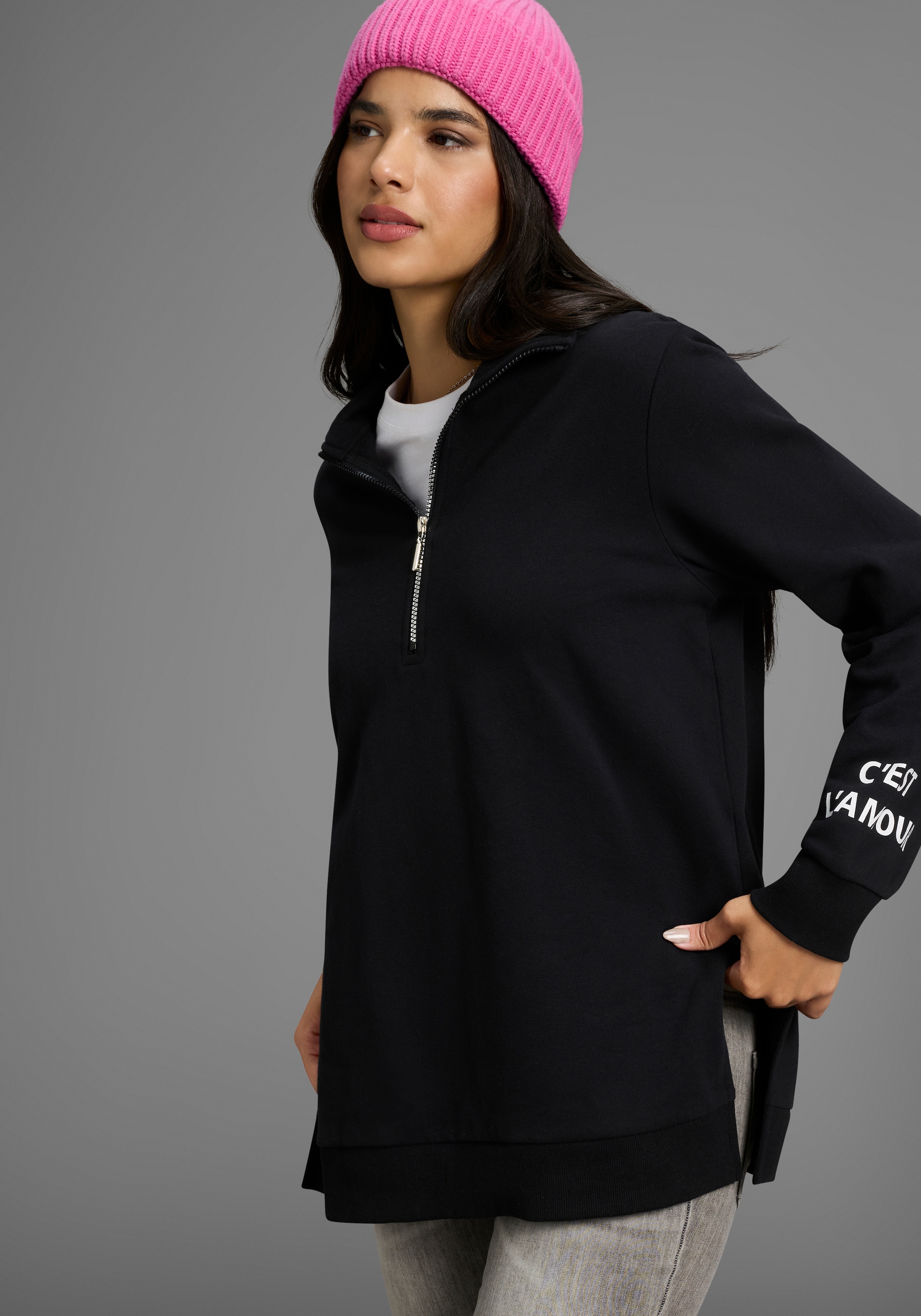 Laura Scott Longsweatshirt, in großen Größen verfügbar günstig online kaufen
