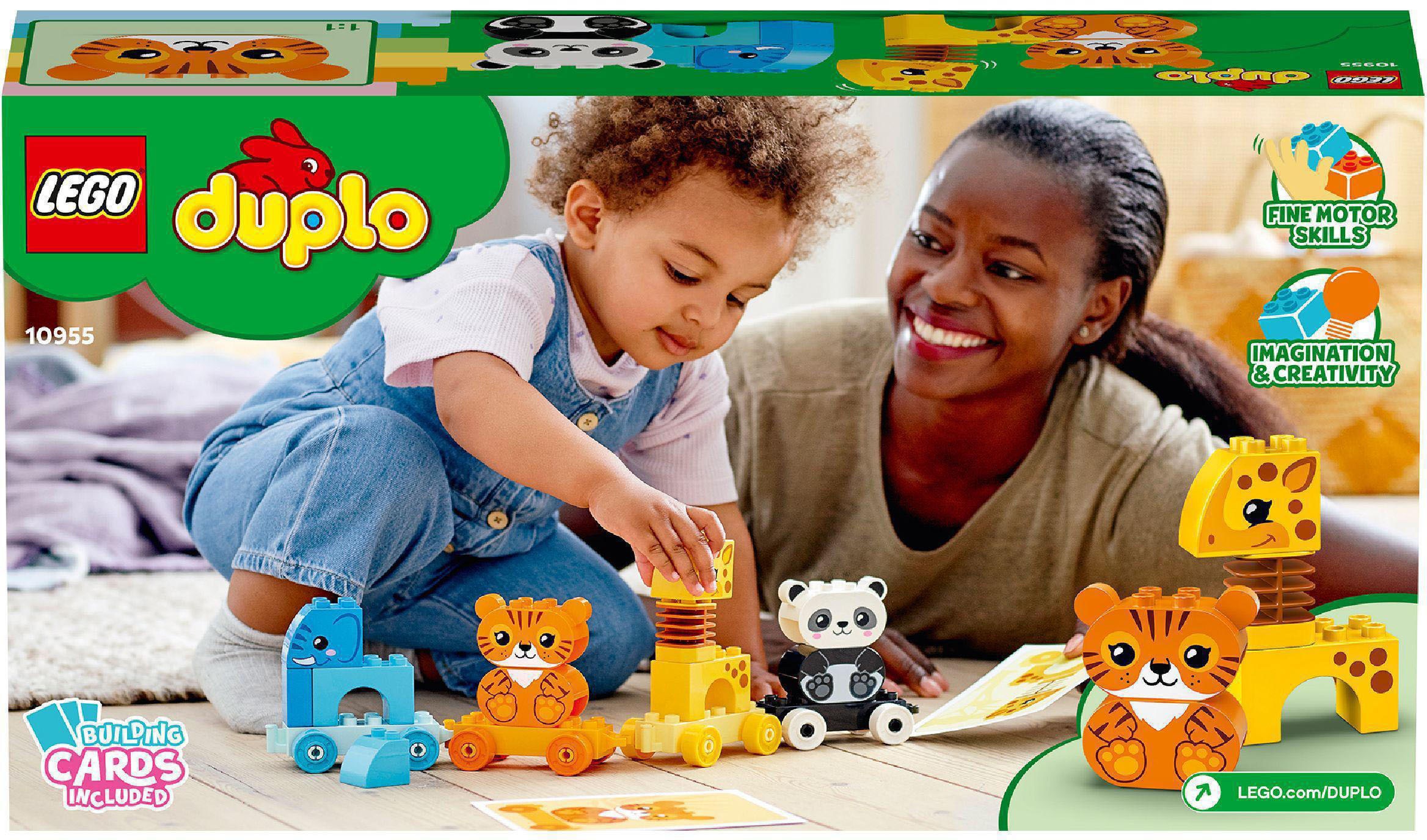 LEGO® Konstruktionsspielsteine »Mein erster Tierzug (10955), LEGO® DUPLO® Creative Play«, (15 St.), Made in Europe