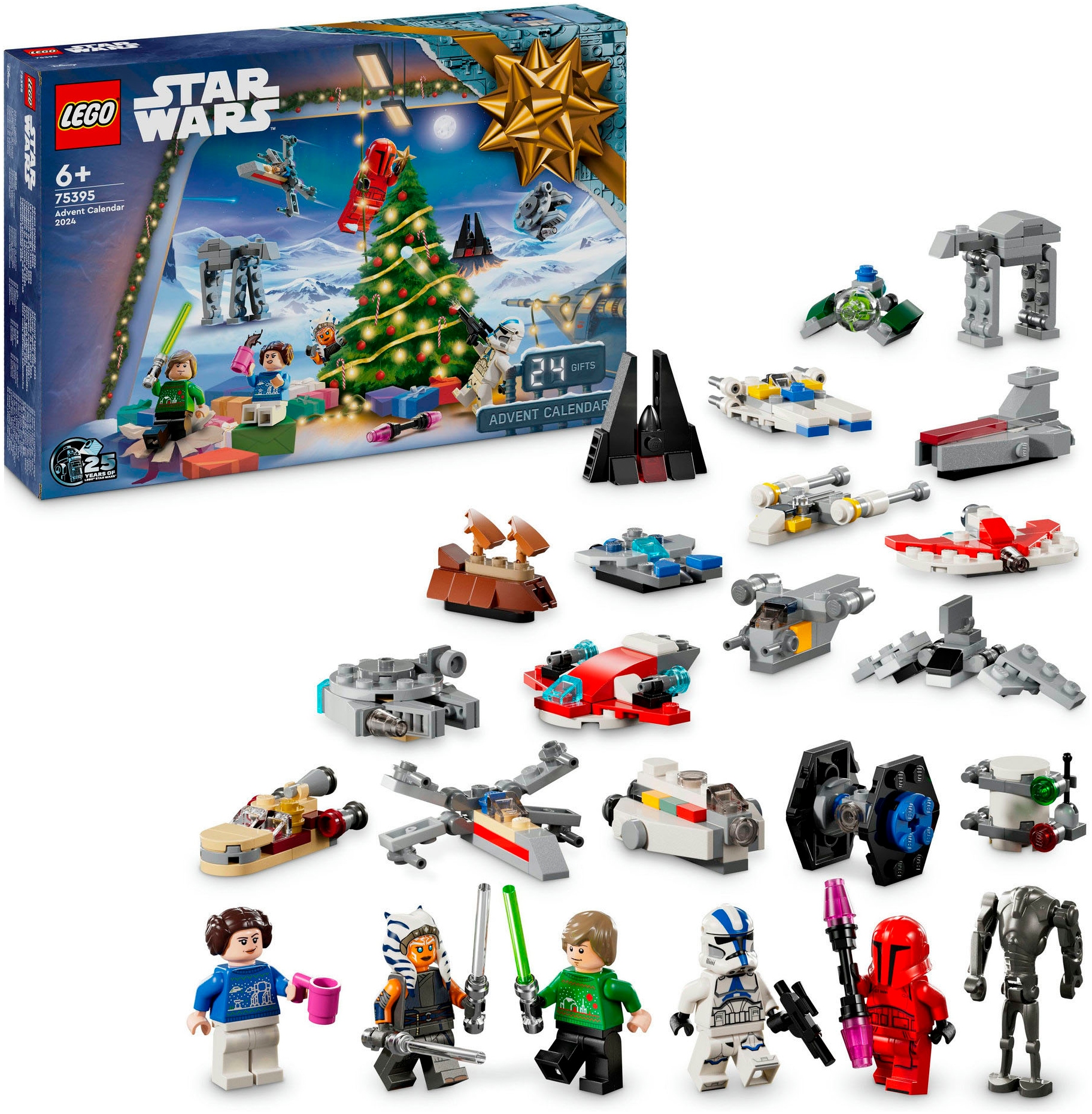 LEGO® Spielzeug-Adventskalender »Spielbausteine, Lego Star Wars 2024 (75395), LEGO® Star Wars™«, ab 6 Jahren