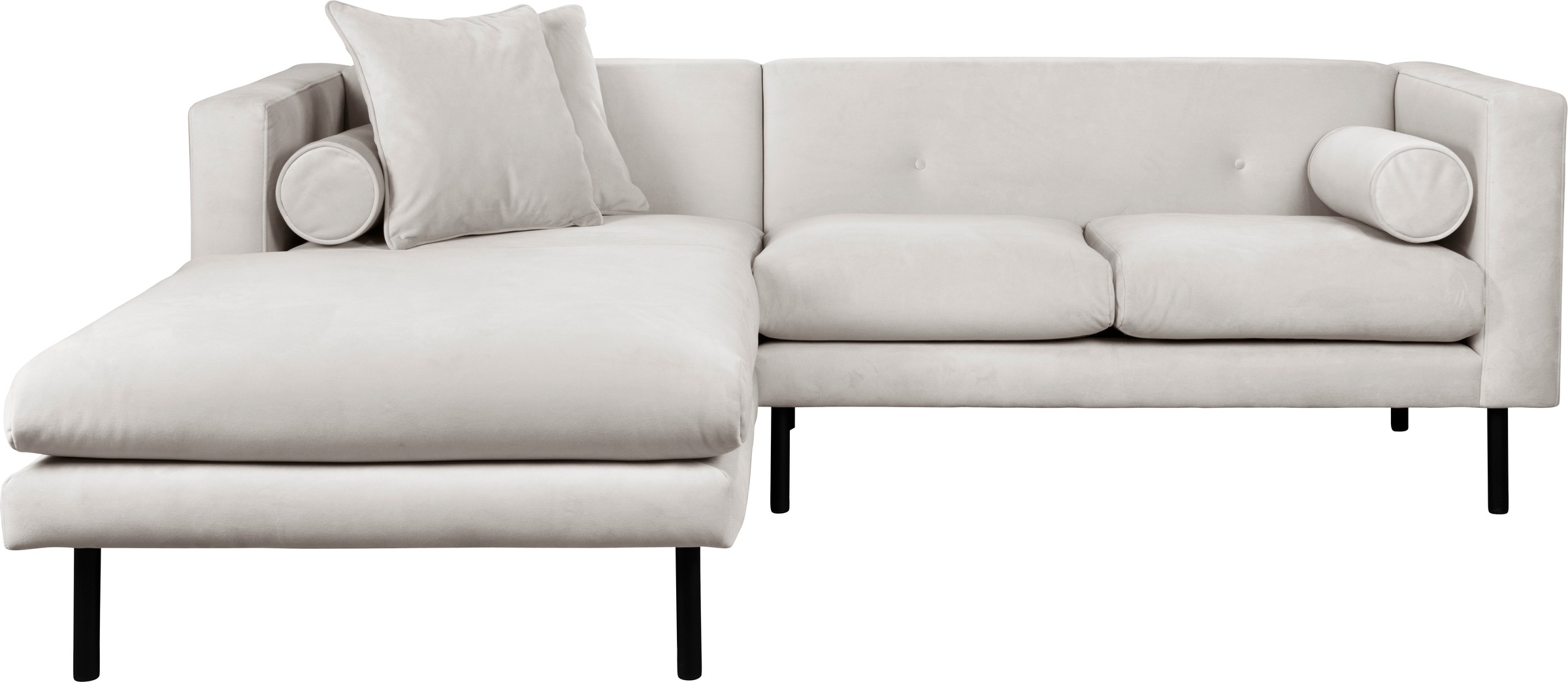 Home affaire Ecksofa "Lillibeth L-Form Designsofa, Maße B/T/H: 240/173/83 c günstig online kaufen
