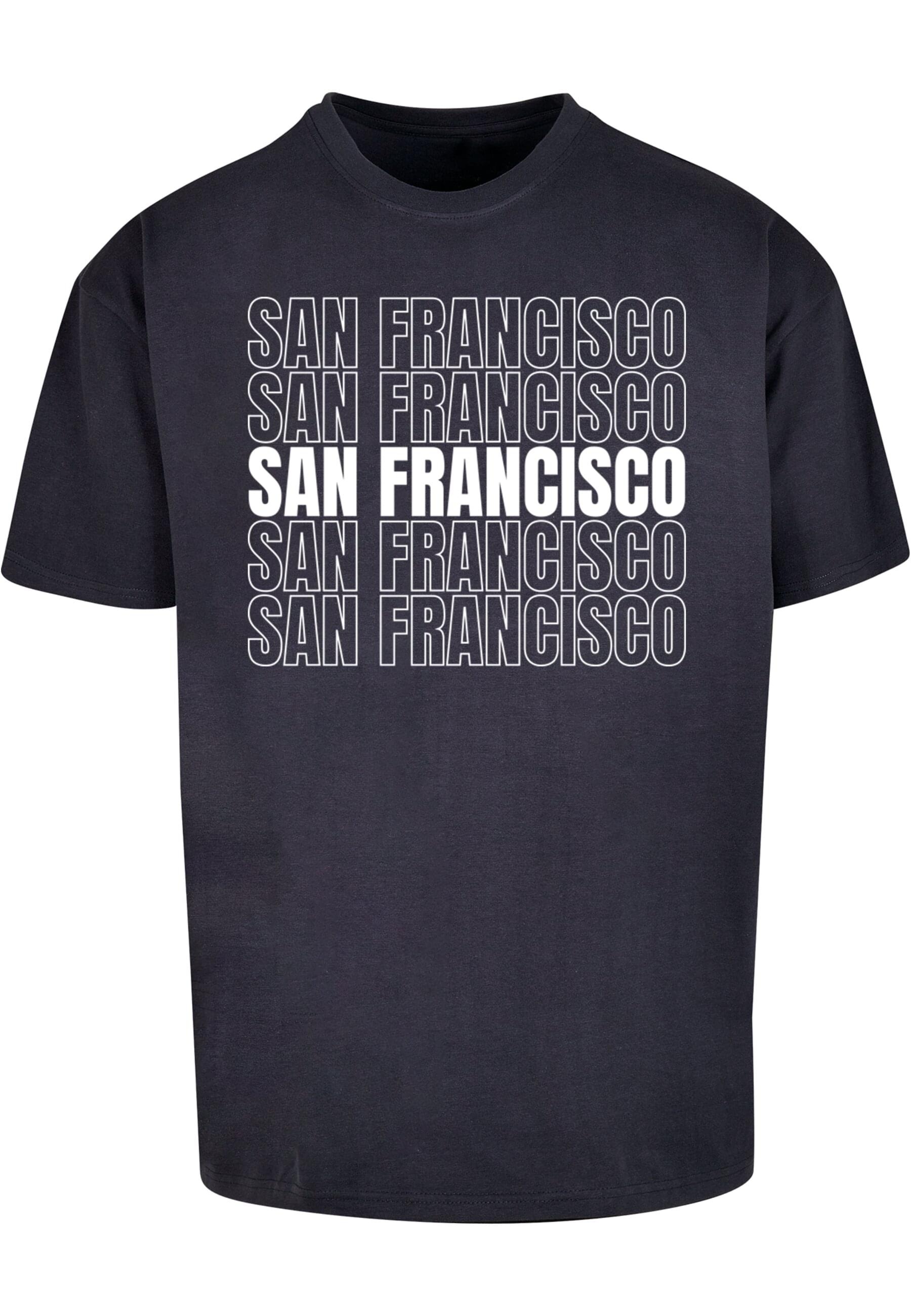 T-Shirt »Merchcode Herren San Francisco X Heavy Oversize Tee-BY102«, (1 tlg.)