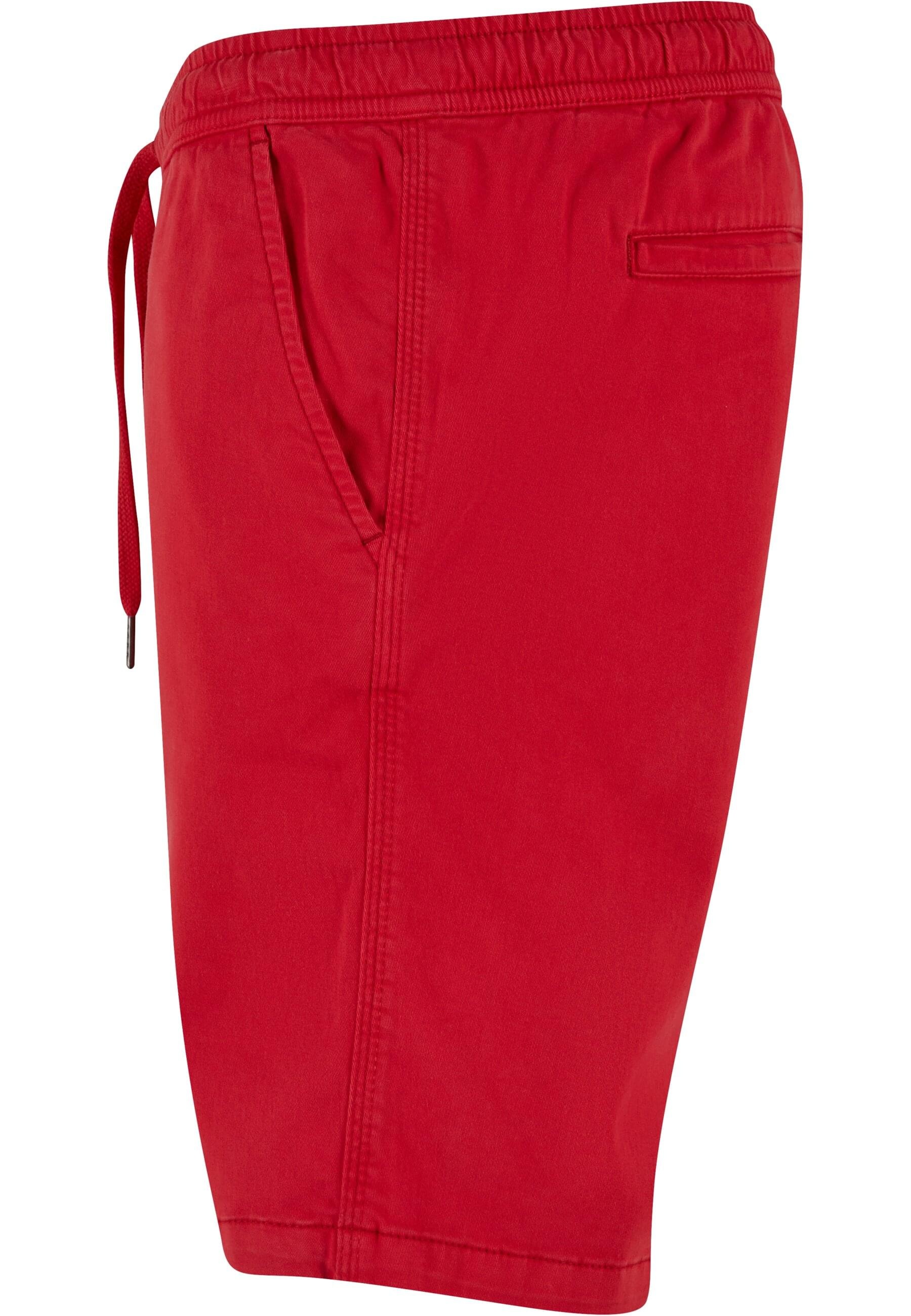 URBAN CLASSICS Stoffhose »Urban Classics Herren Stretch Twill Joggshorts«, (1 tlg.)