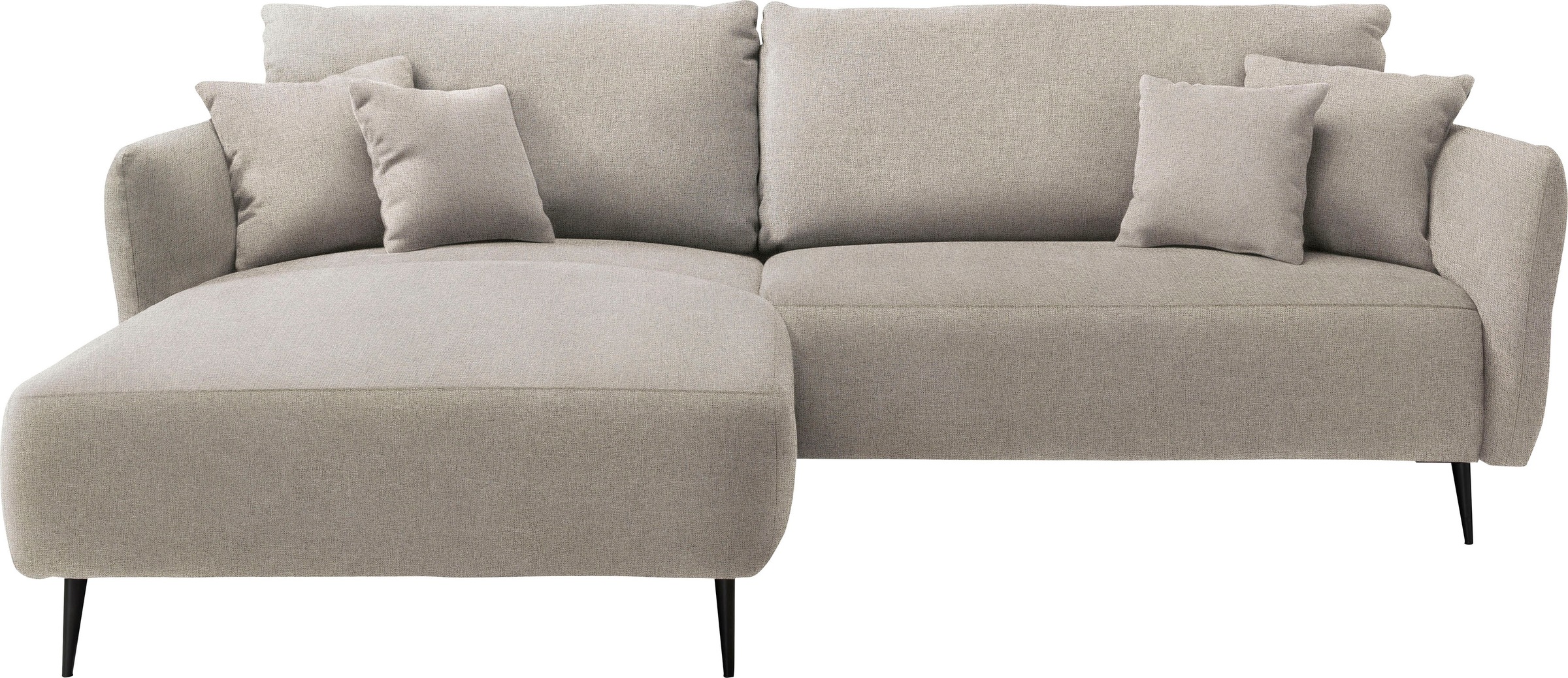 INOSIGN Ecksofa »Amarena L-Form«, inklusive Armlehnenverstellfunktion, 4x Zierkissen gratis